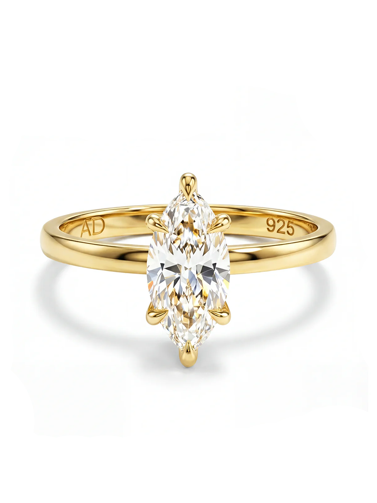 0.81CT | Markiz Kesim Yüzük