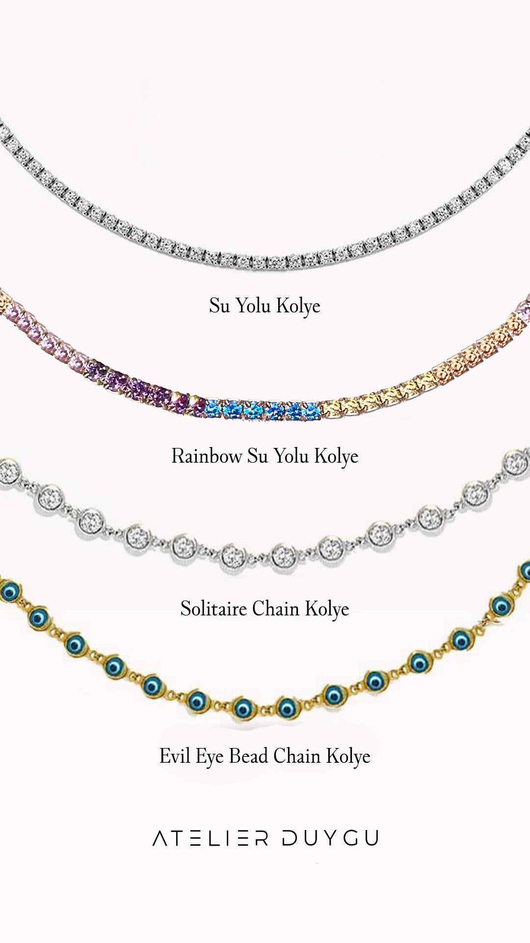 Love Mini Ball Chain Kolye