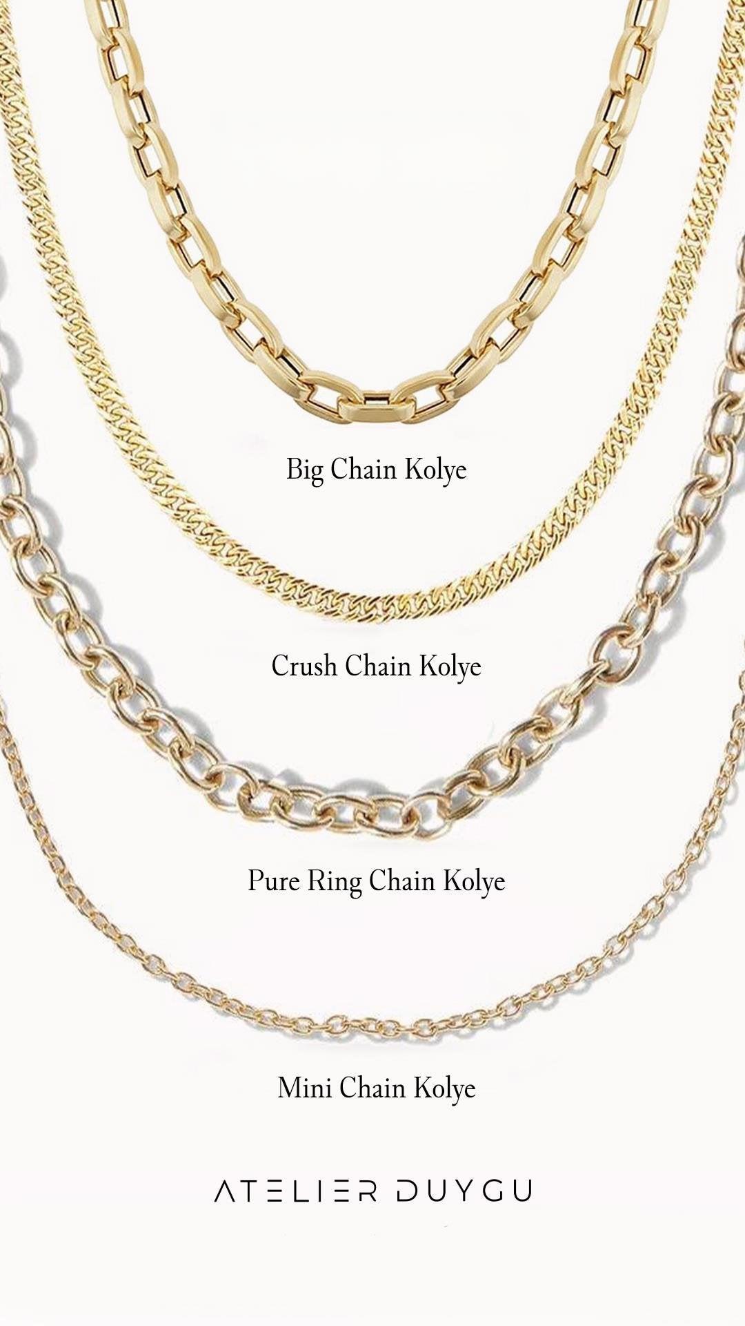 Love Mini Ball Chain Kolye