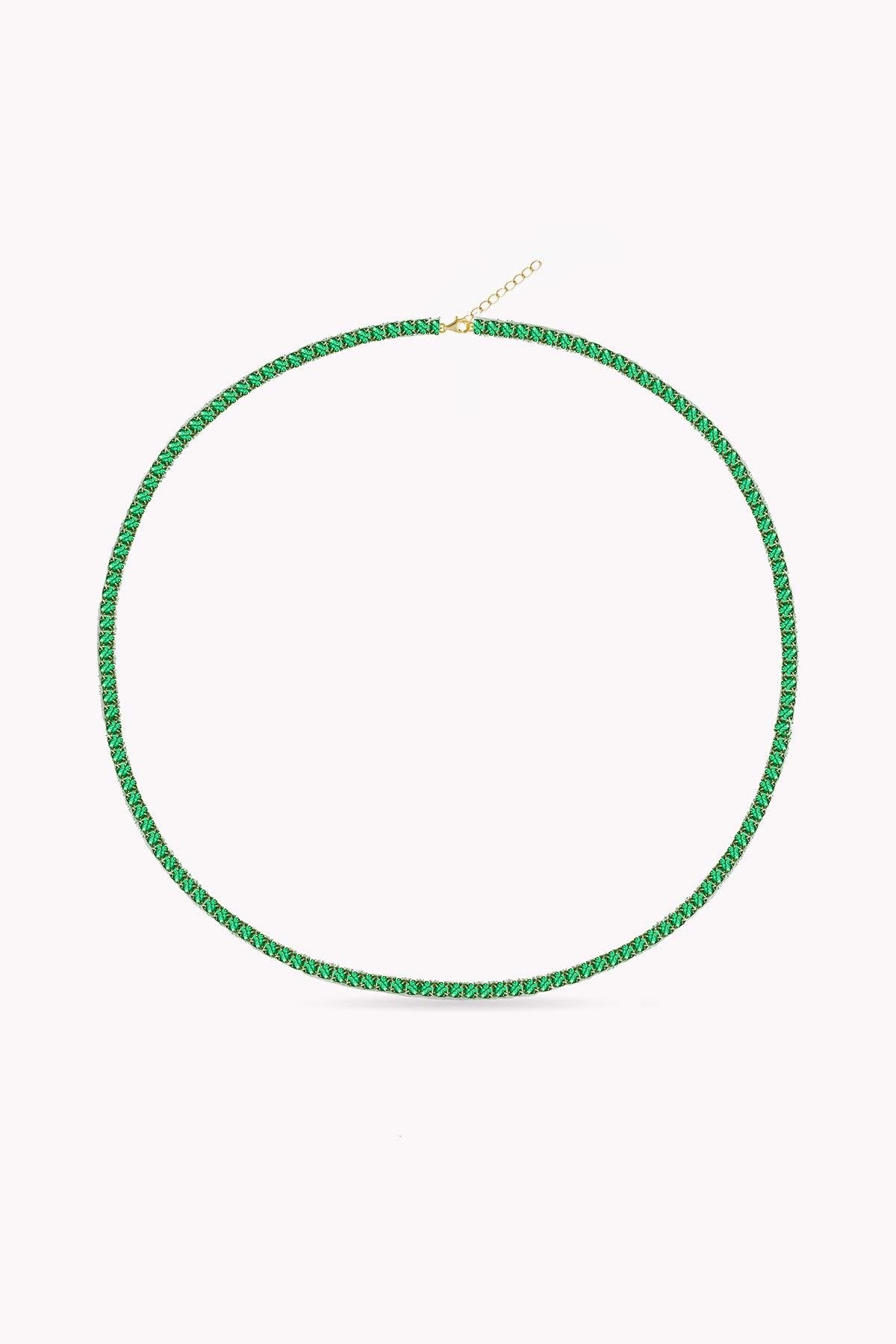 2MM | Choker Green Su Yolu Kolye