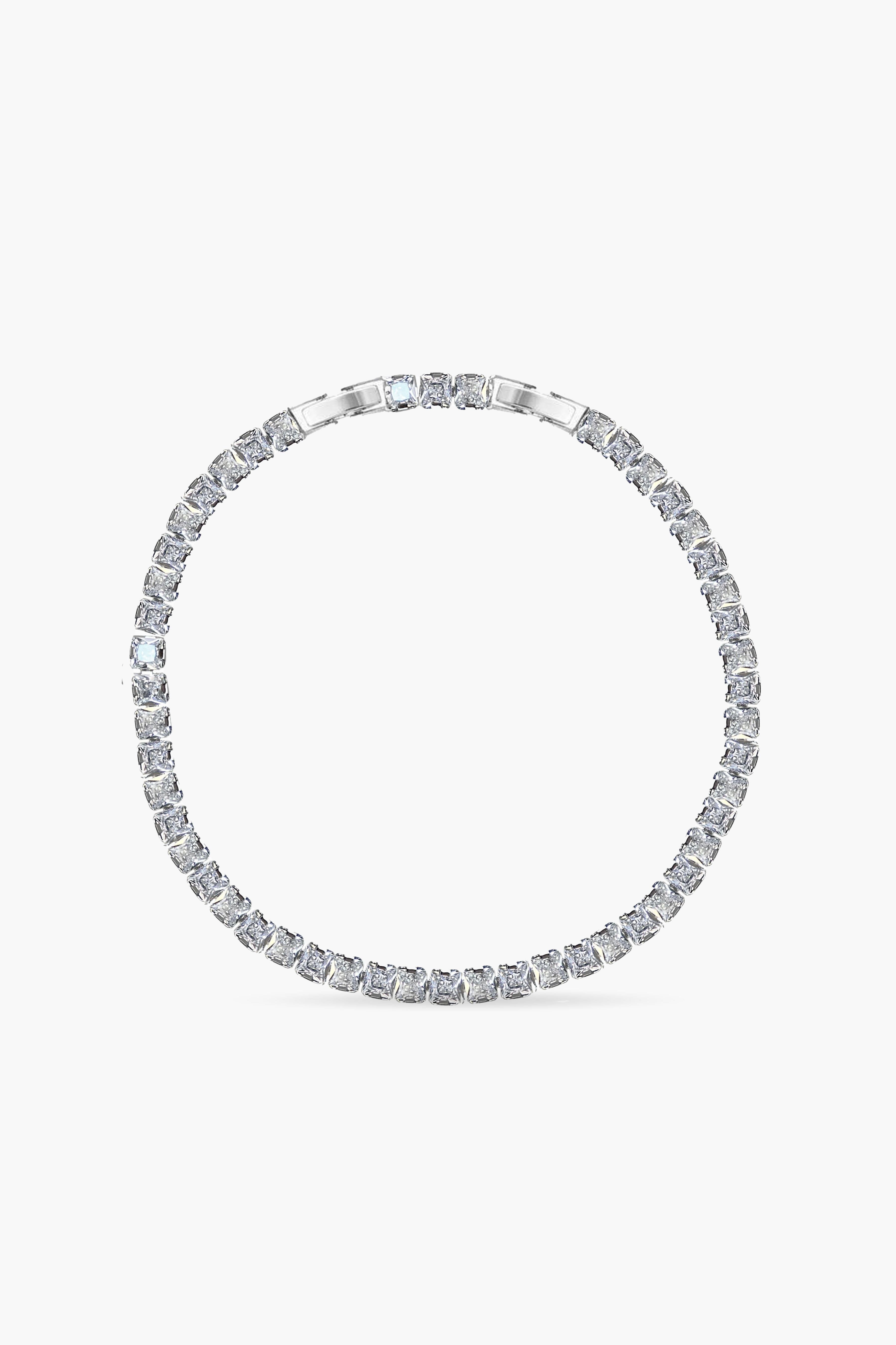 4MM | Princess Cut Waterway Bracelet