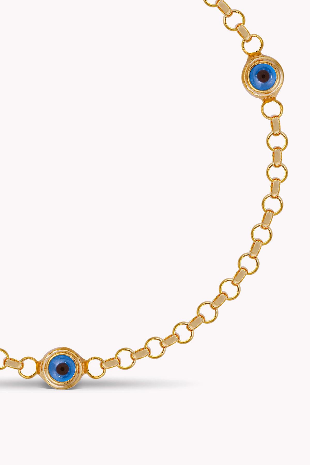 Evil Eye Bead Bracelet