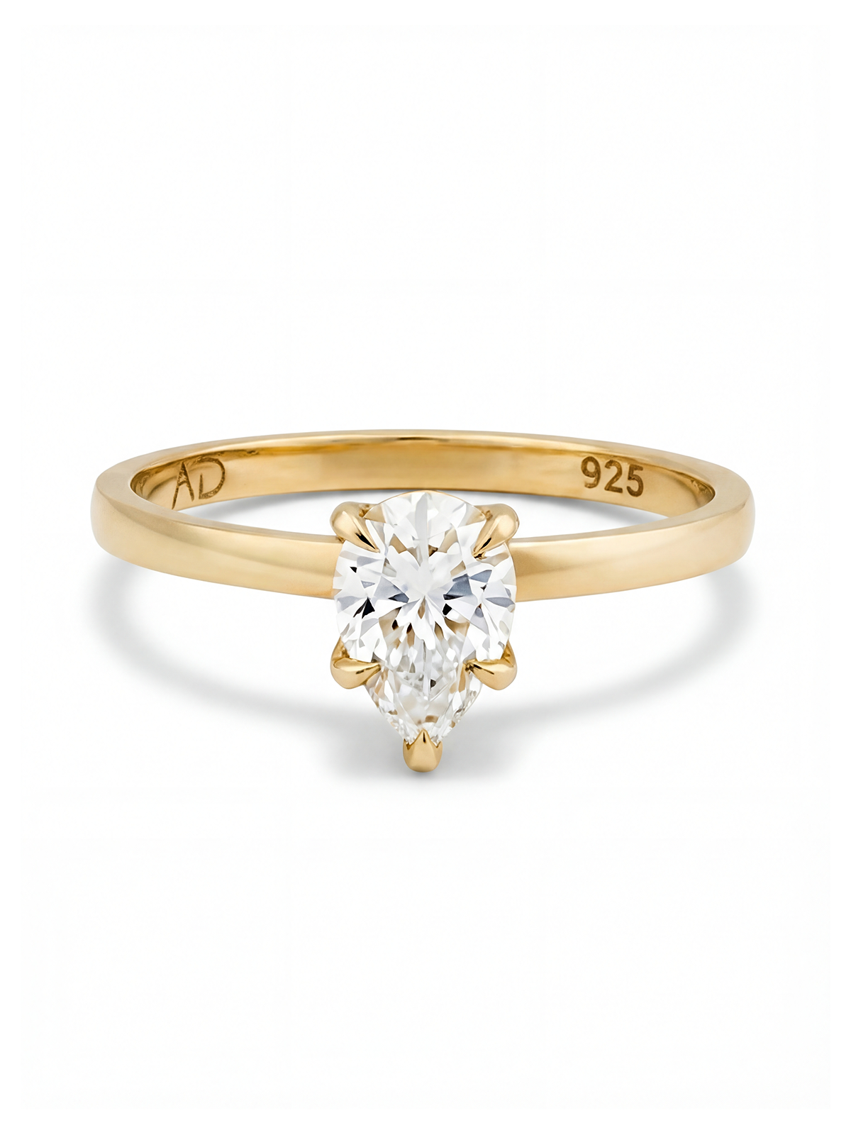 1.0CT | Pear Cut Yüzük