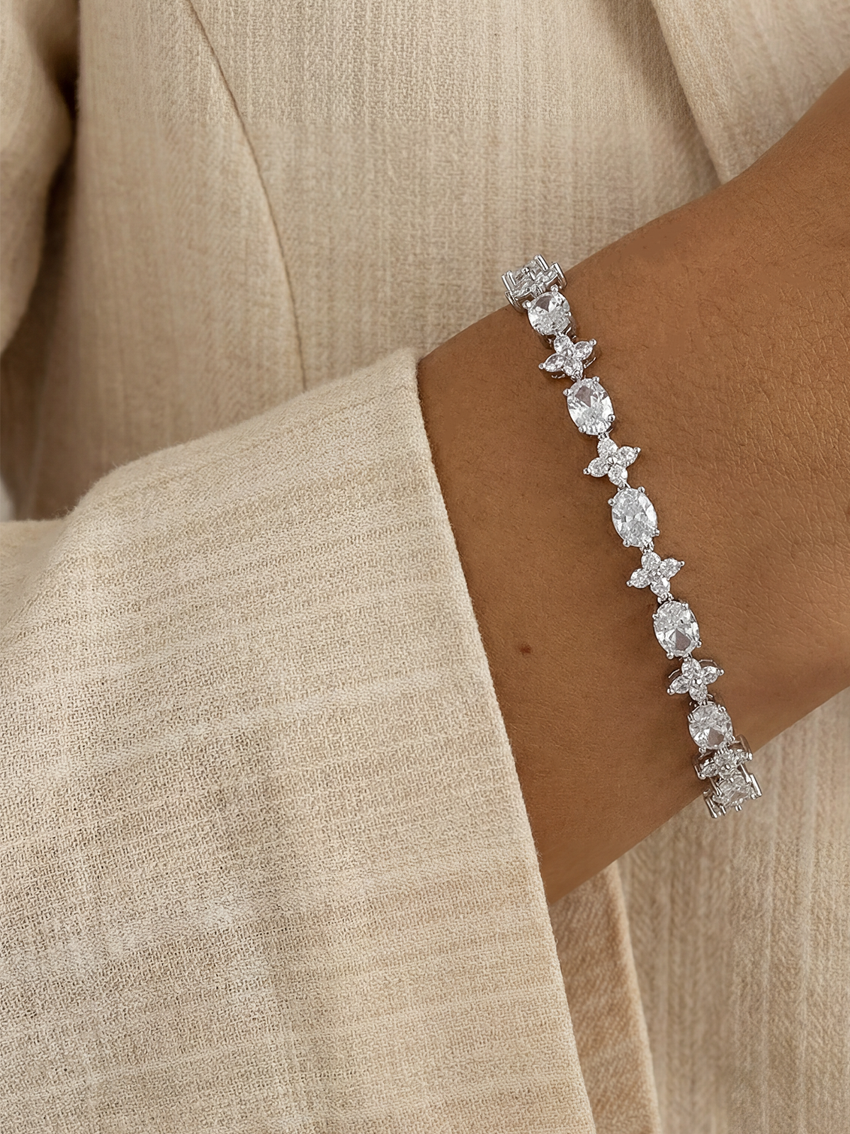 Floria Tennis Bracelet