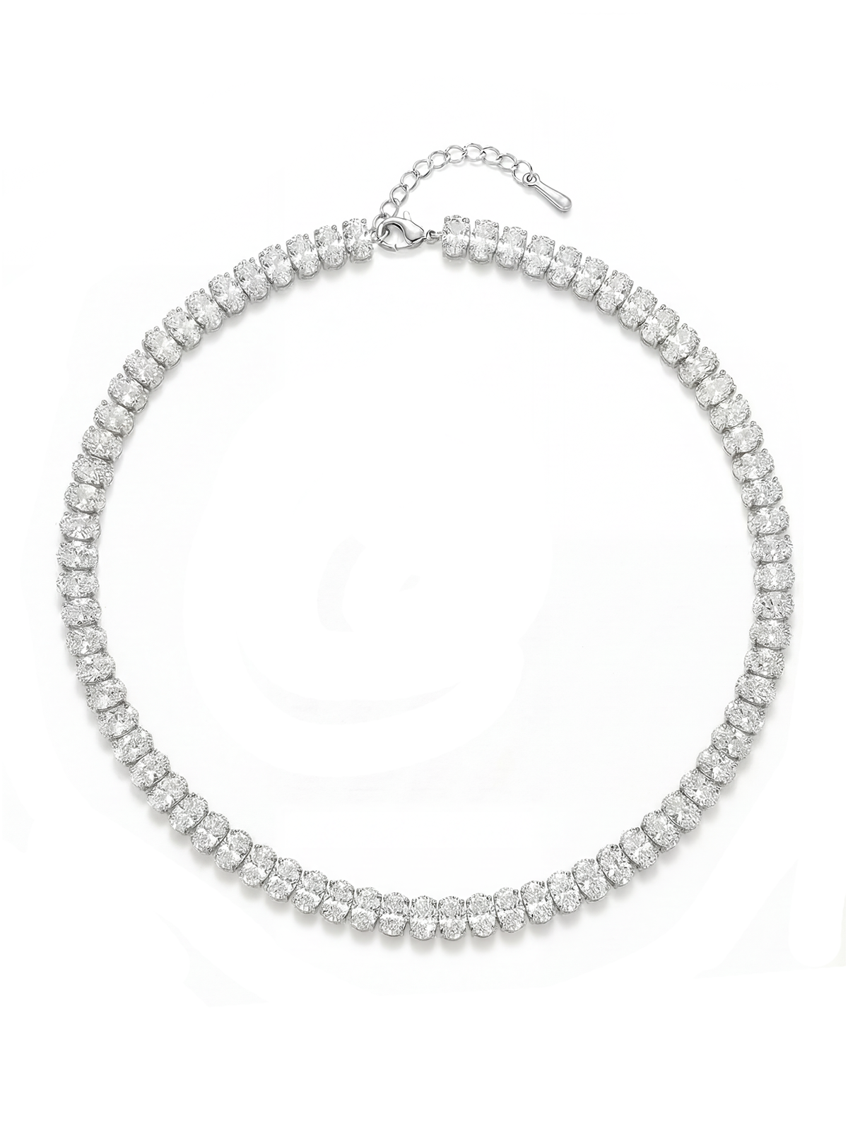 6MM | Choker Oval Cut Su Yolu Kolye