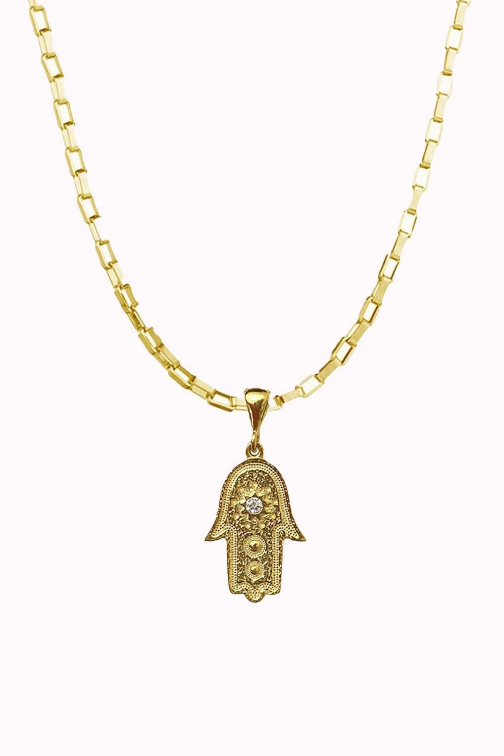 Hamsa Chain Necklace