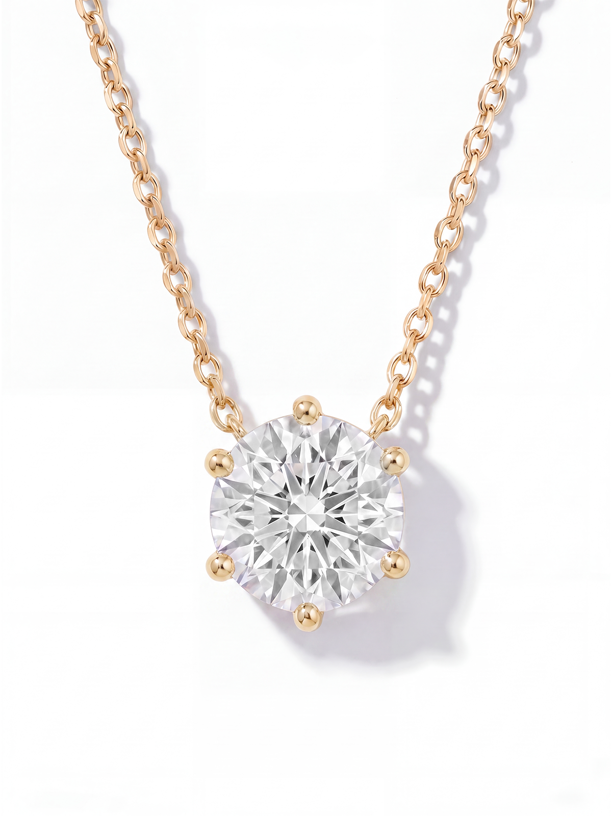 6 Tırnak Tektaş Kolye