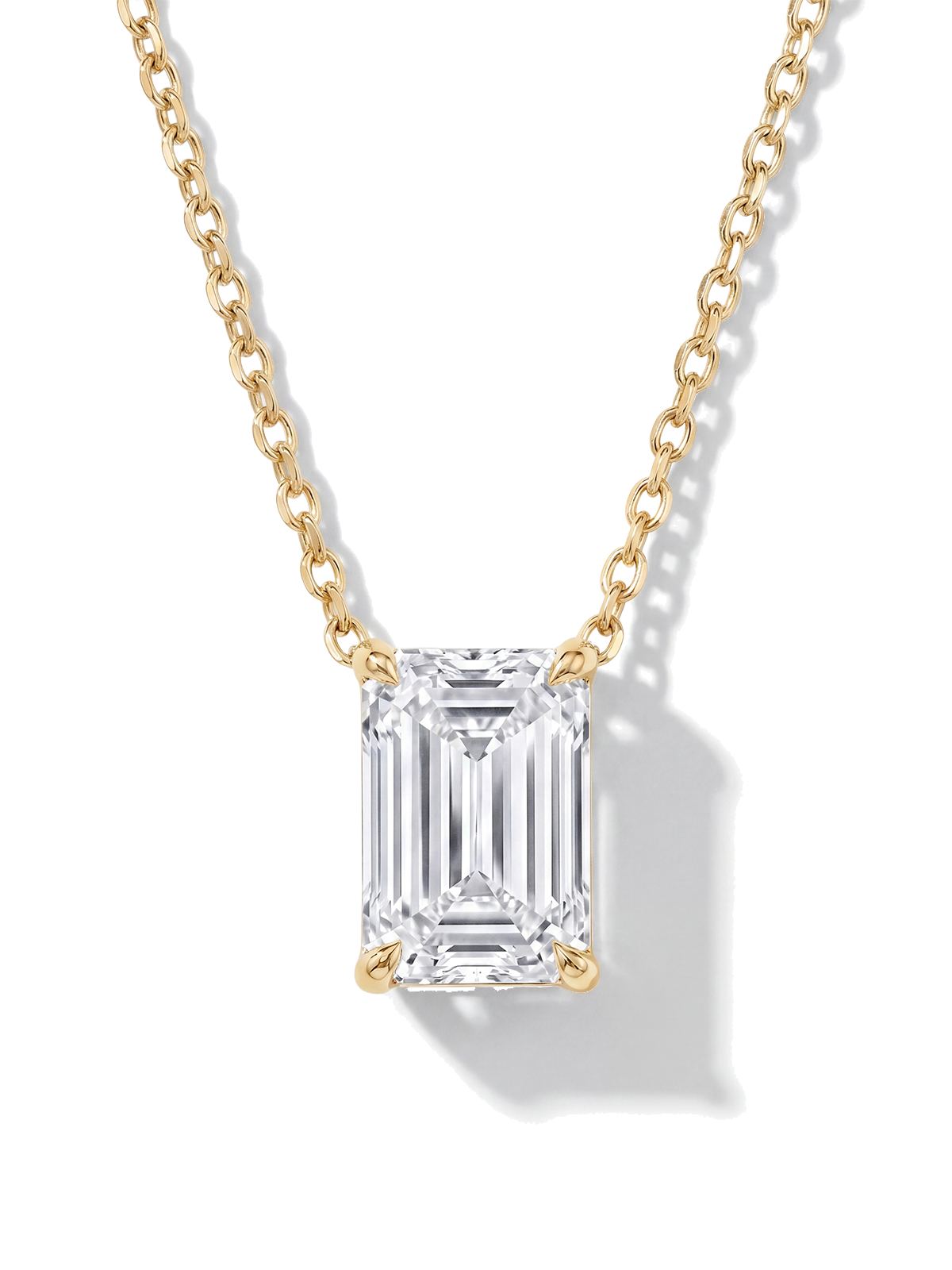 Emerald Kesim Tektaş Kolye