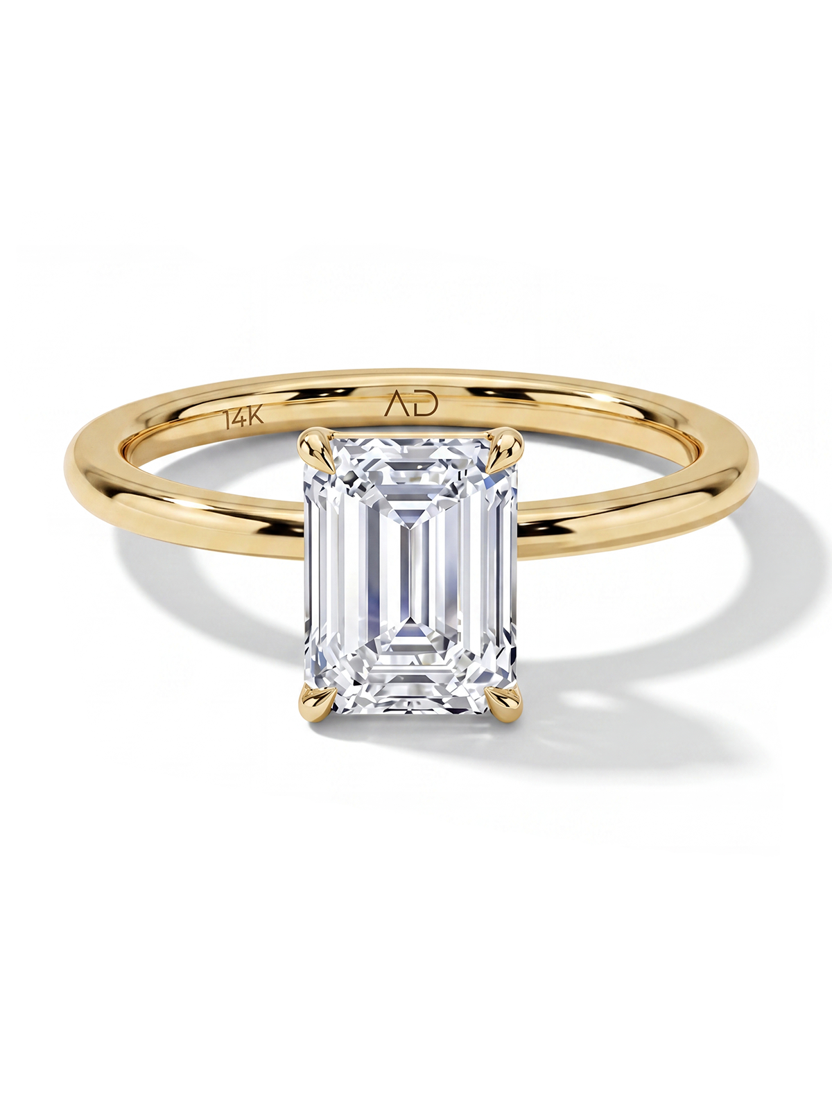 Emerald Kesim Tektaş Yüzük