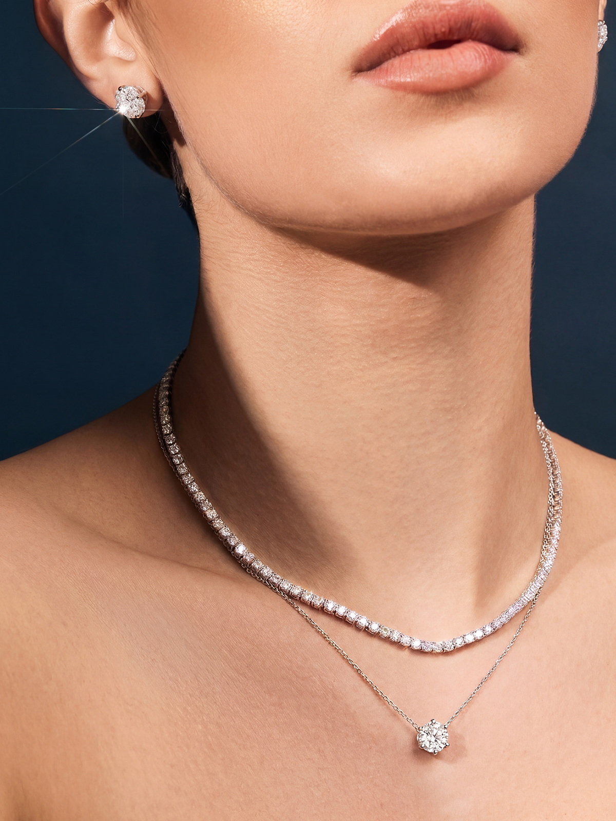 6 Tırnak Tektaş Kolye