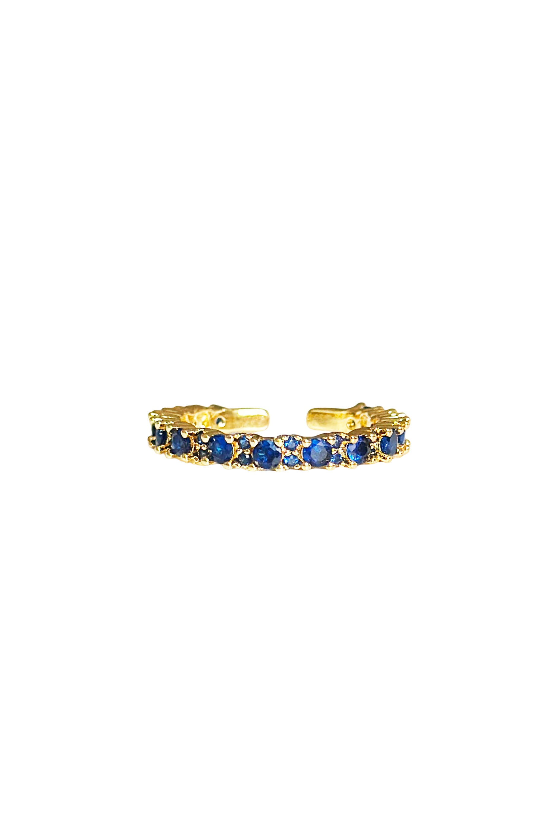 2.5MM | Dark Blue Full Eternity Yüzük Atelier Duygu.