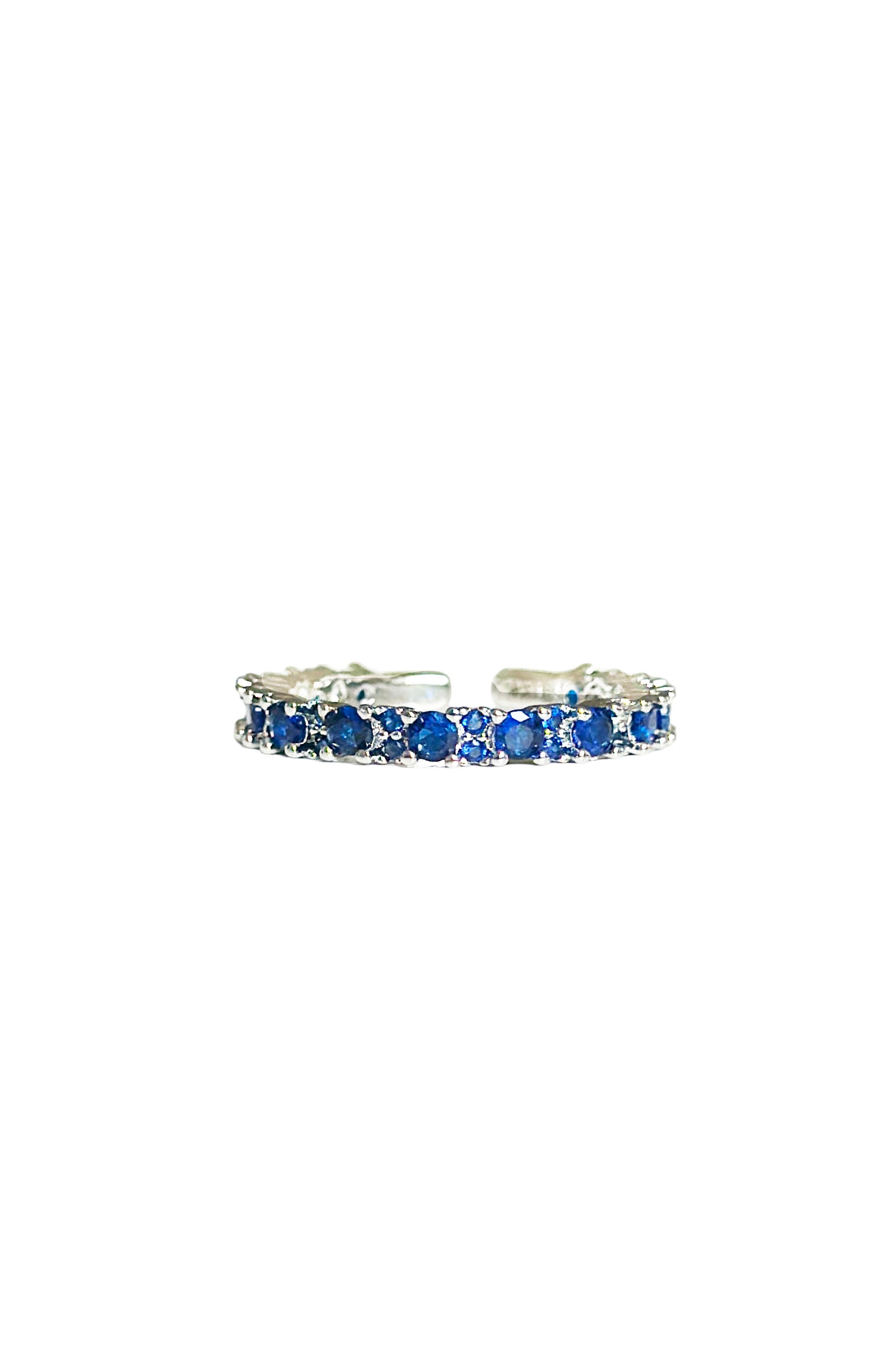 2.5MM | Dark Blue Full Eternity Yüzük Atelier Duygu.