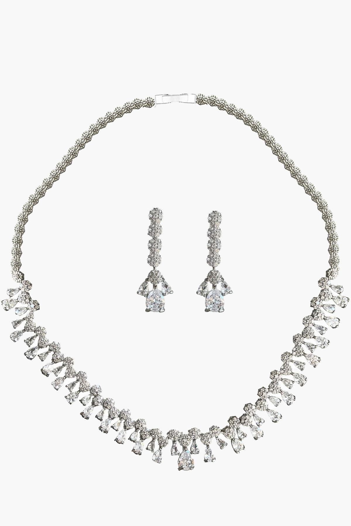 Valencia Kolye - Küpe - Bileklik - Yüzük Set  Atelier Duygu.