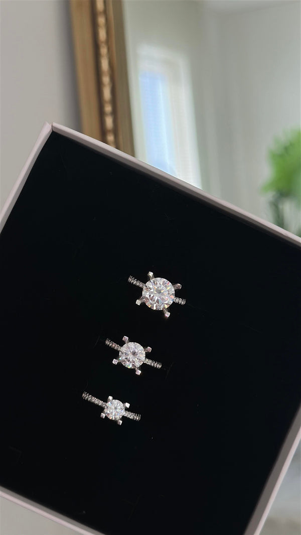 9MM 2.75CT Stony Tektaş Yüzük Atelier Duygu.