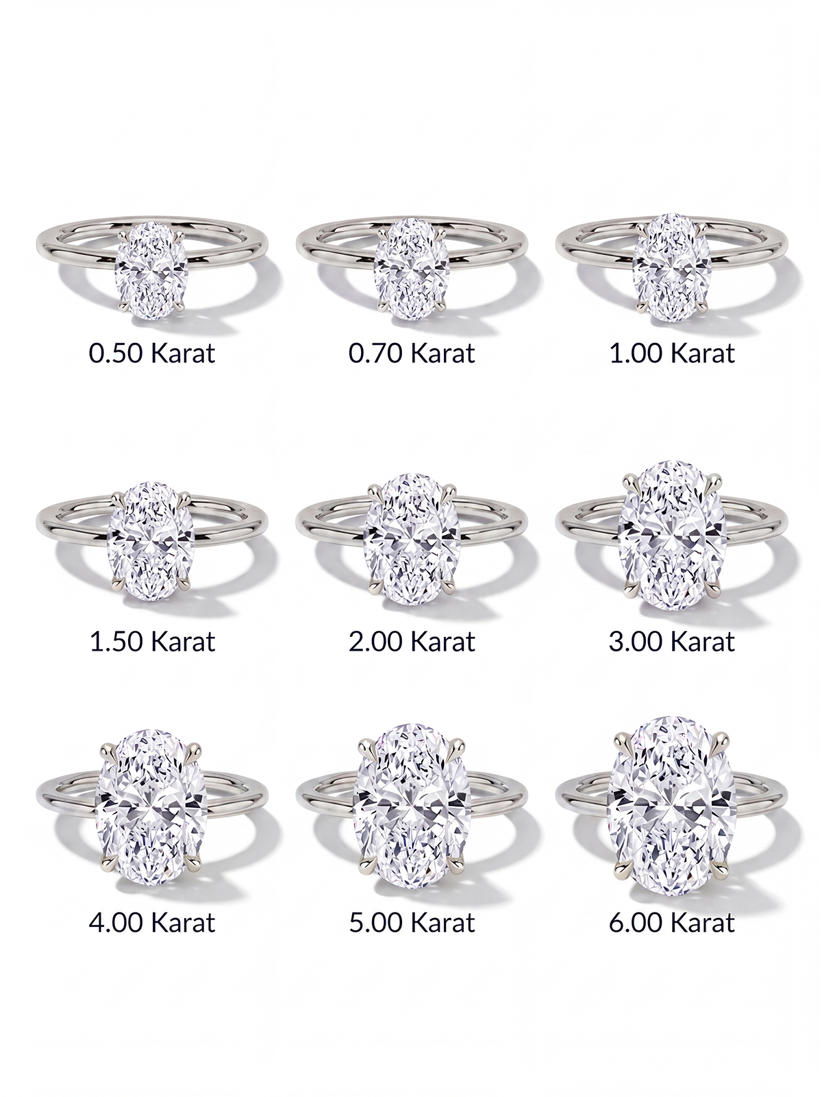 Oval Kesim Tektaş Yüzük