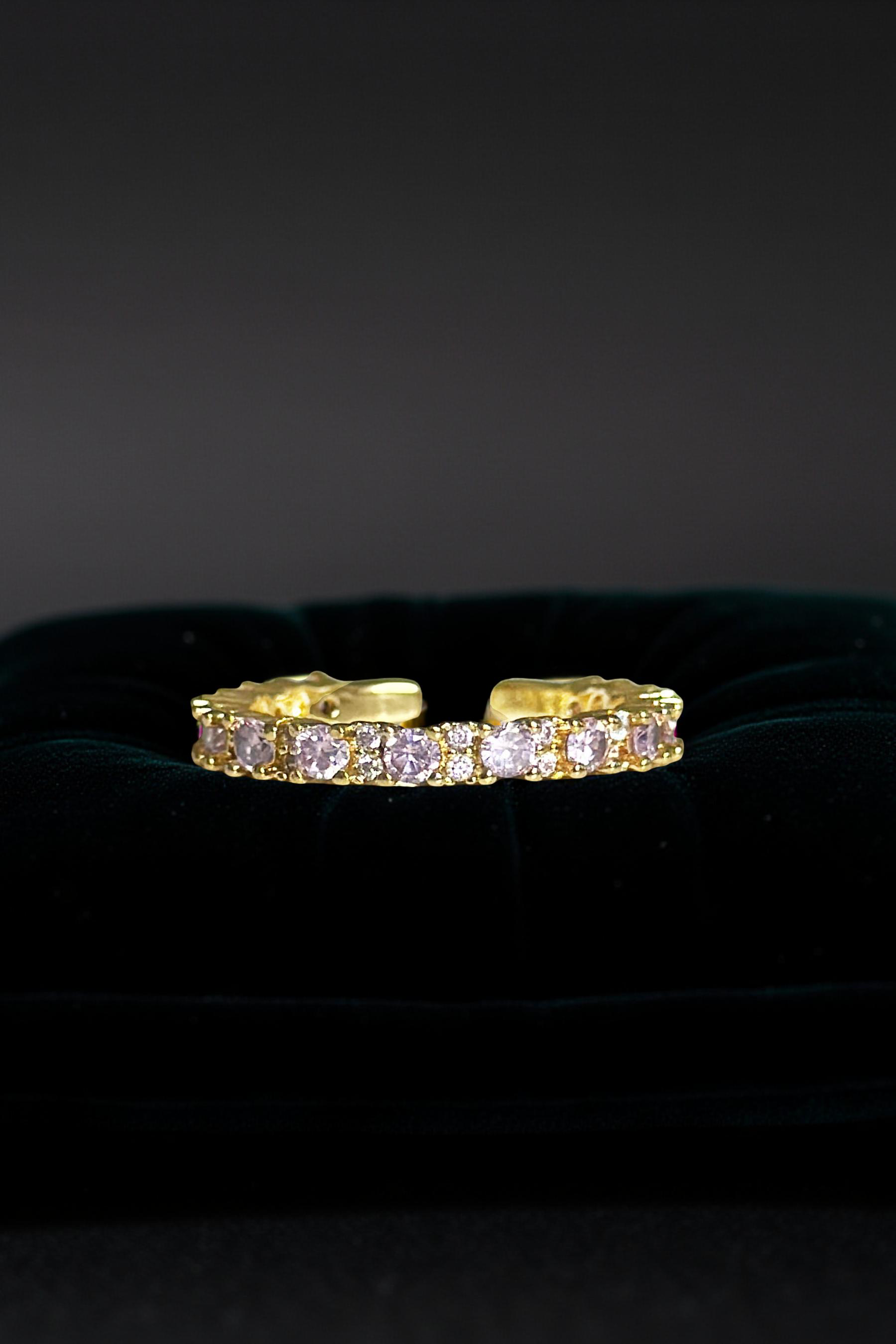 2.5MM | Lilac Full Eternity Yüzük  Atelier Duygu.