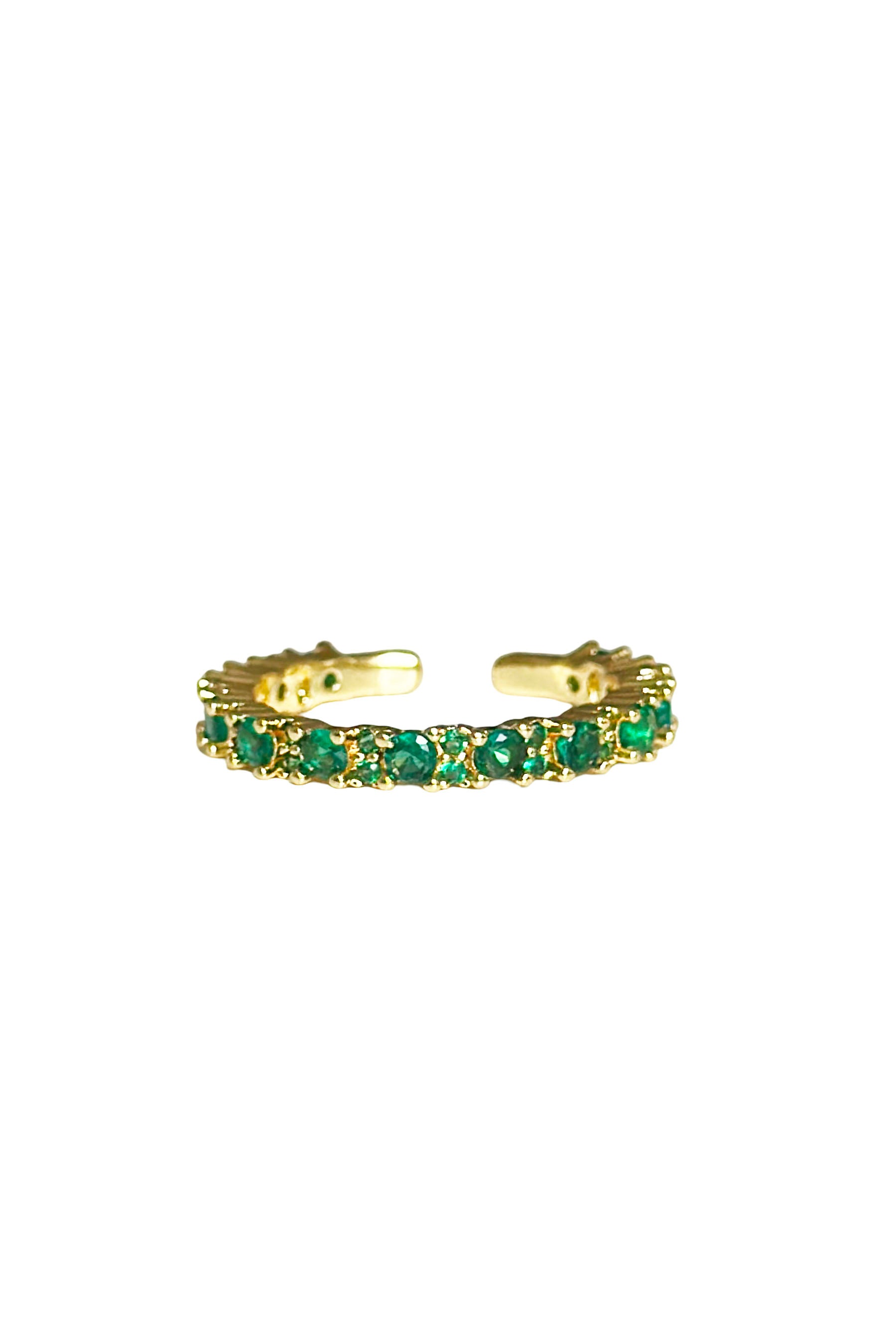 2.5MM | Green Full Eternity Yüzük Atelier Duygu.