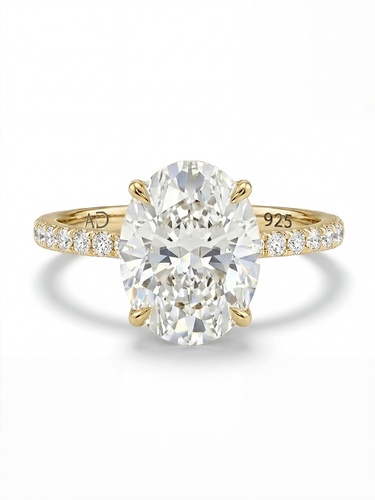 2.3CT | Oval Cut Eternity Yüzük