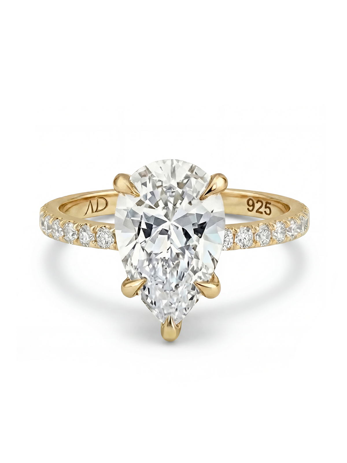 3.0CT | Damla Kesim Kolu Taşlı Yüzük