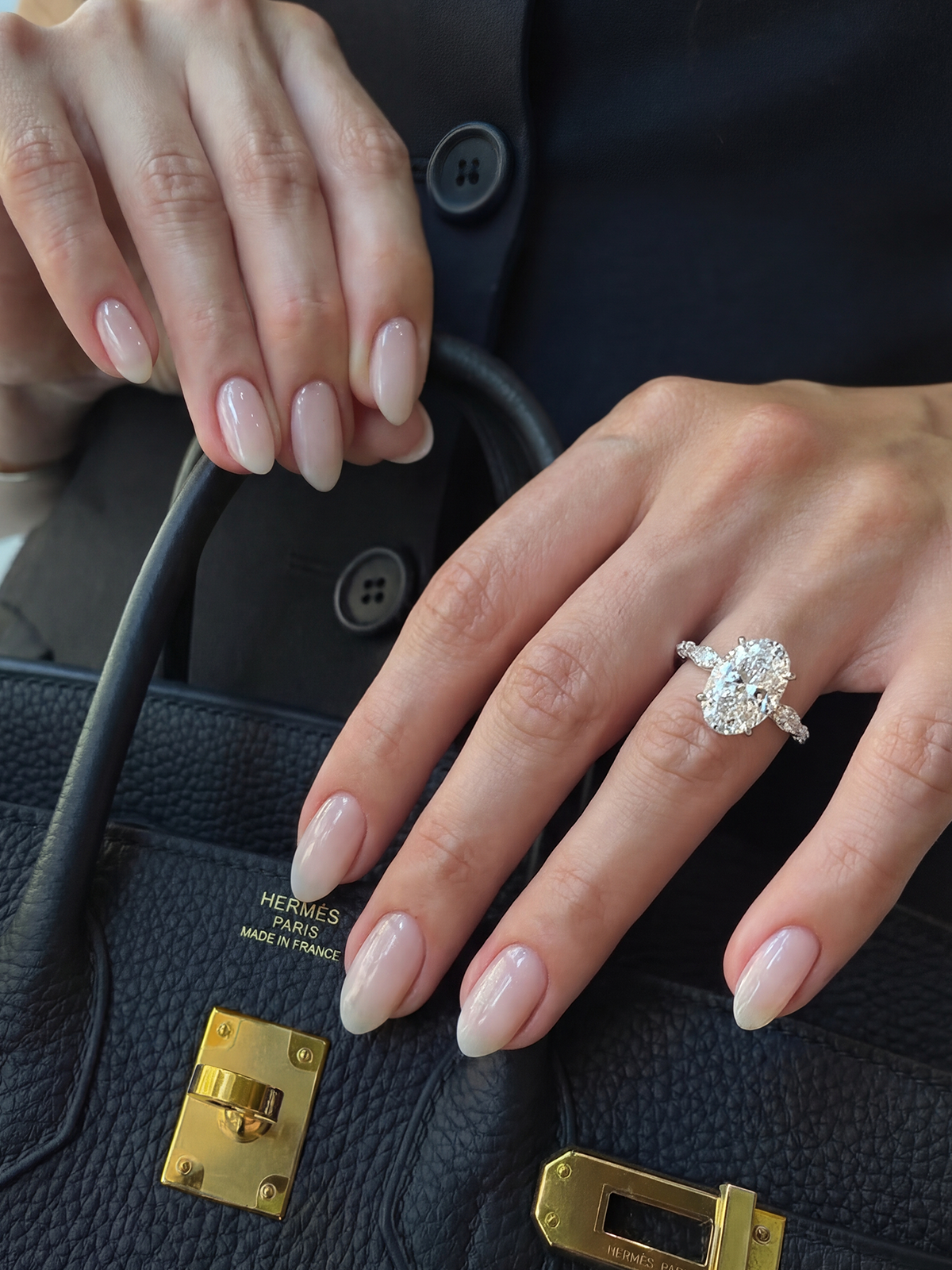 3.2CT | Oval Kesim Kolu Markiz Taşlı Yüzük