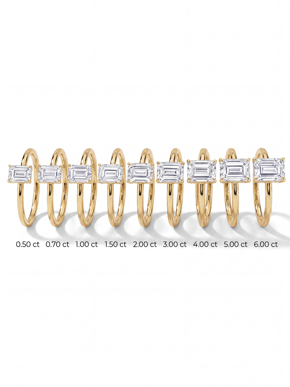 Emerald Kesim Tektaş Yüzük