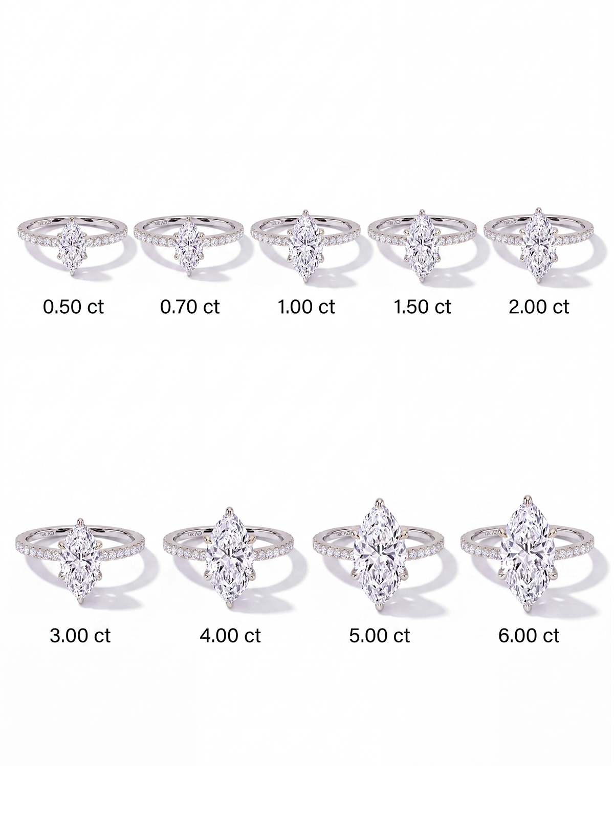 Markiz Kesim Kolu Taşlı Tektaş Yüzük