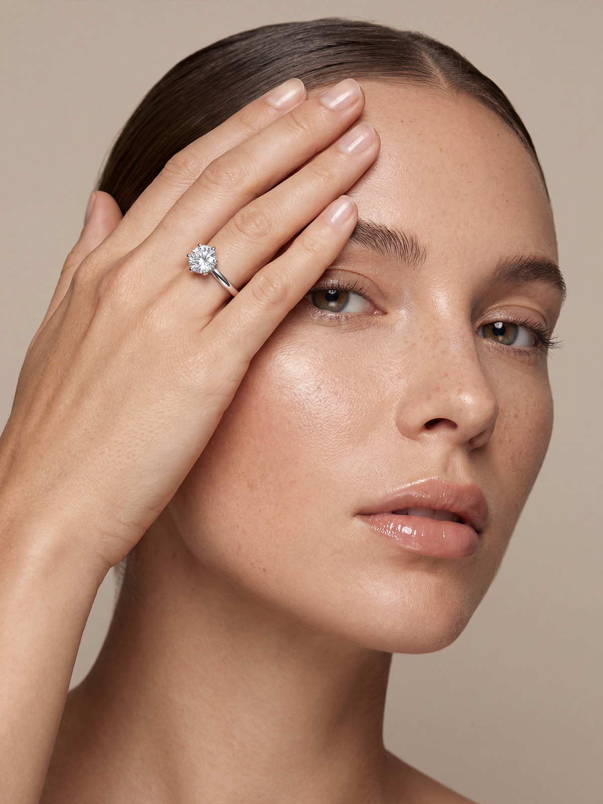 2.0CT | 6 Tırnak Tektaş Yüzük