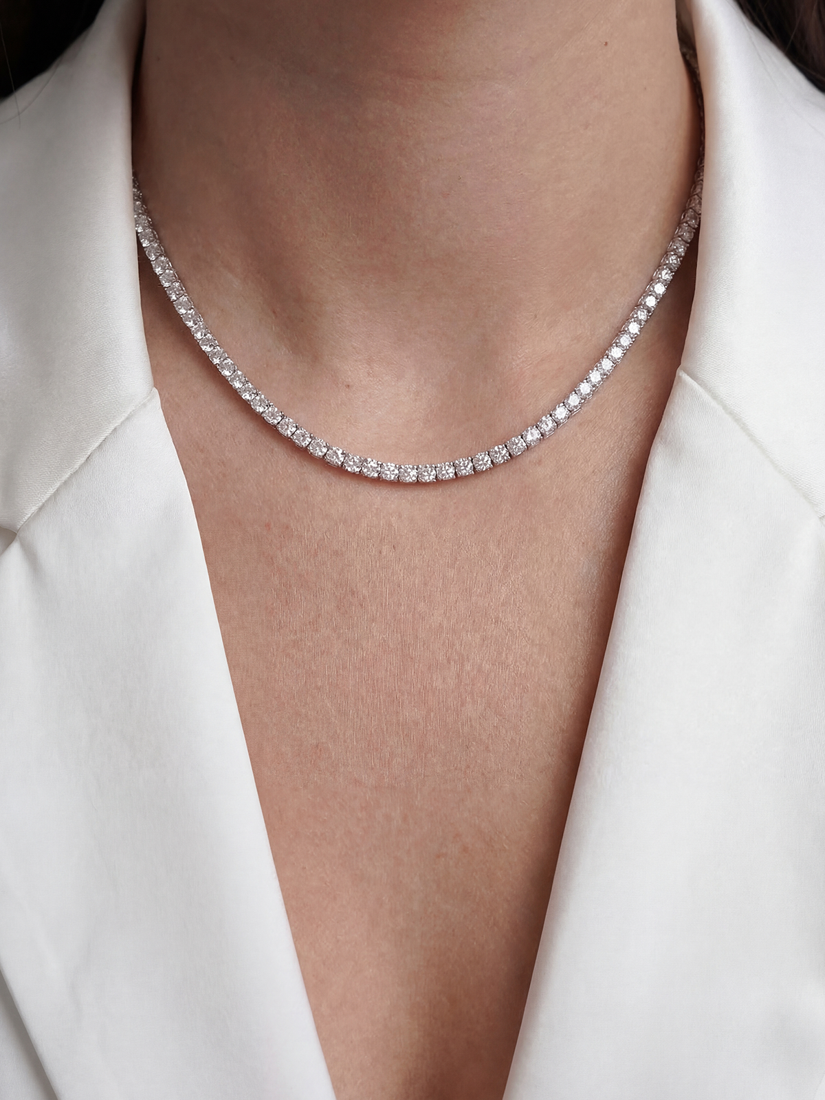 3MM | Cast Tennis Necklace