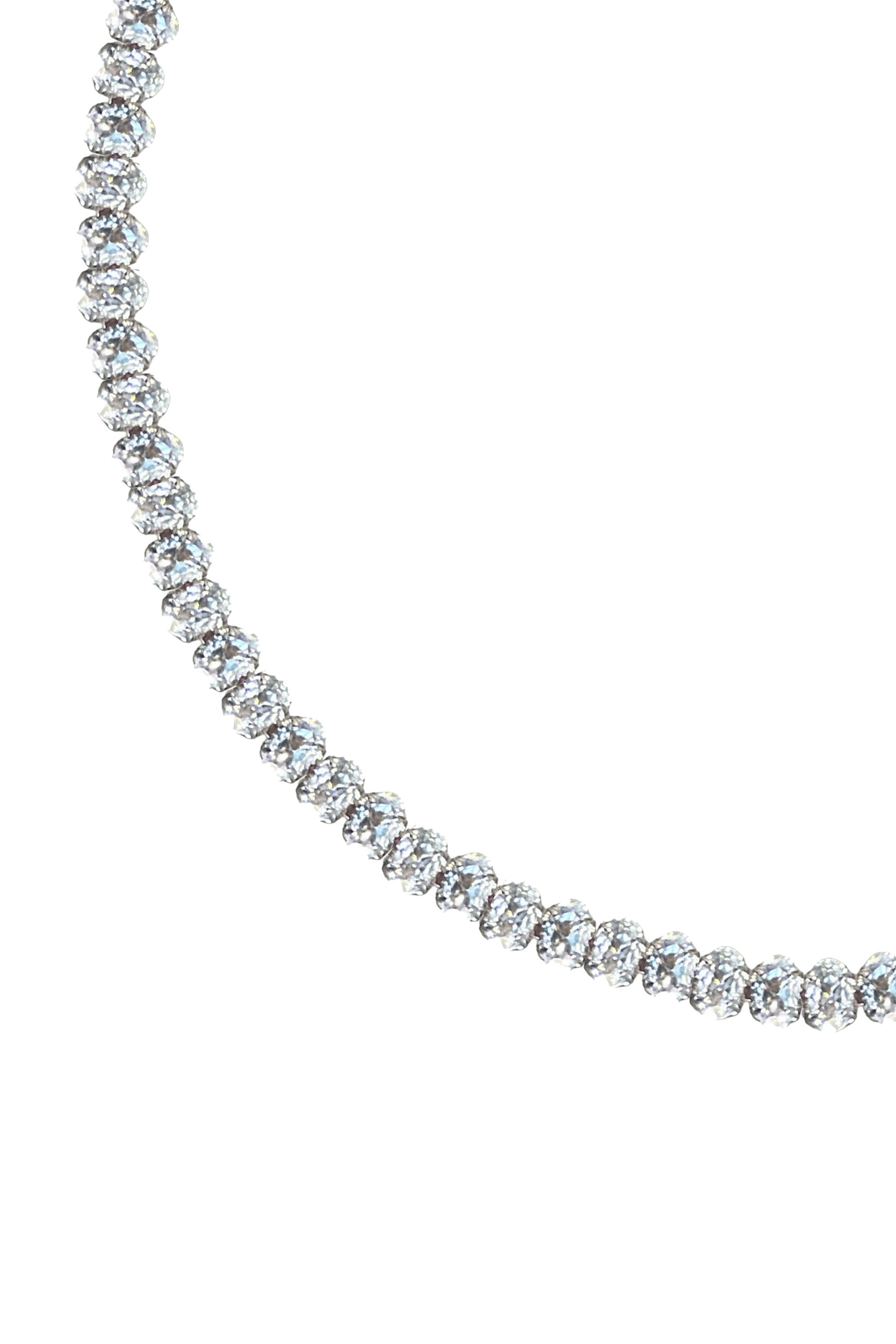 5MM | Choker Oval Cut Su Yolu Kolye | Luxury Jewelry by Atelier Duygu.