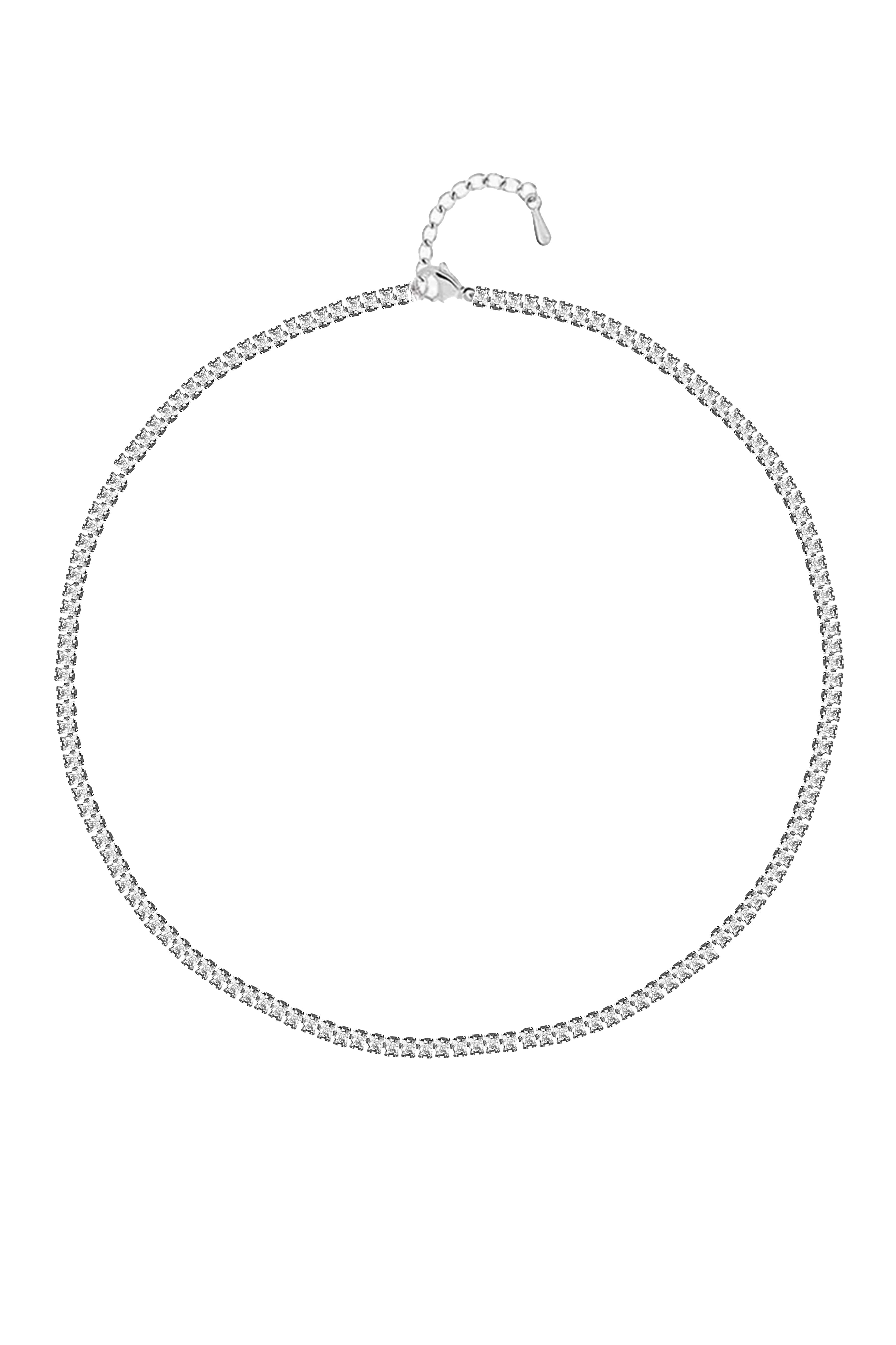 2MM | Choker Princess Cut Su Yolu Kolye