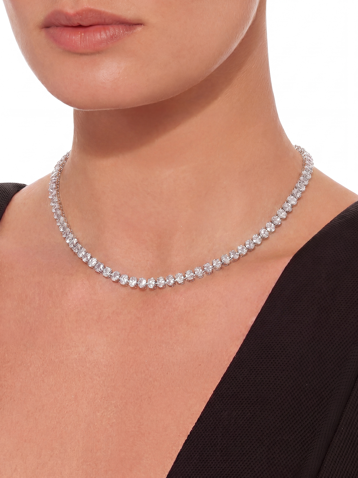 5MM | Sabit Form Oval Kesim Su Yolu Kolye
