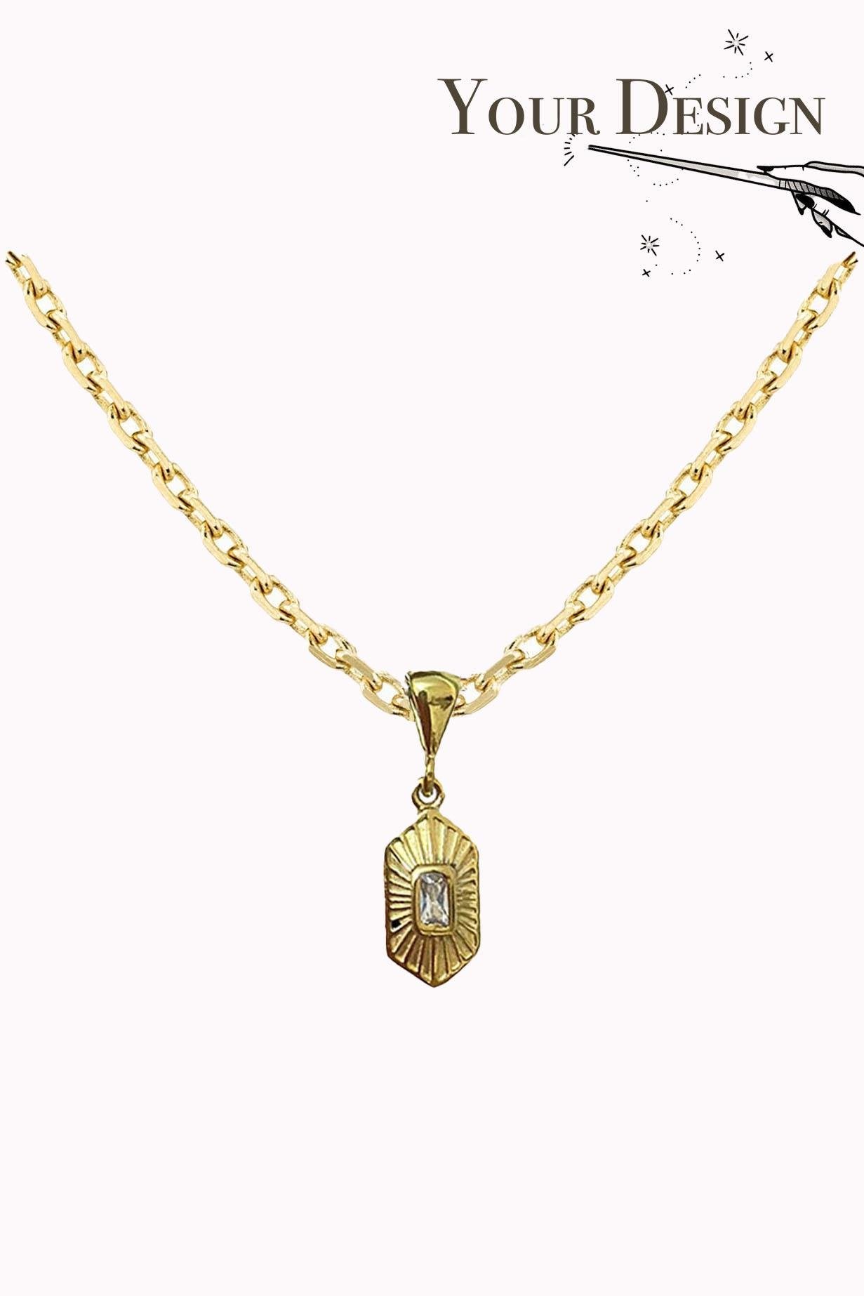 Ryn Paperclip Chain Kolye