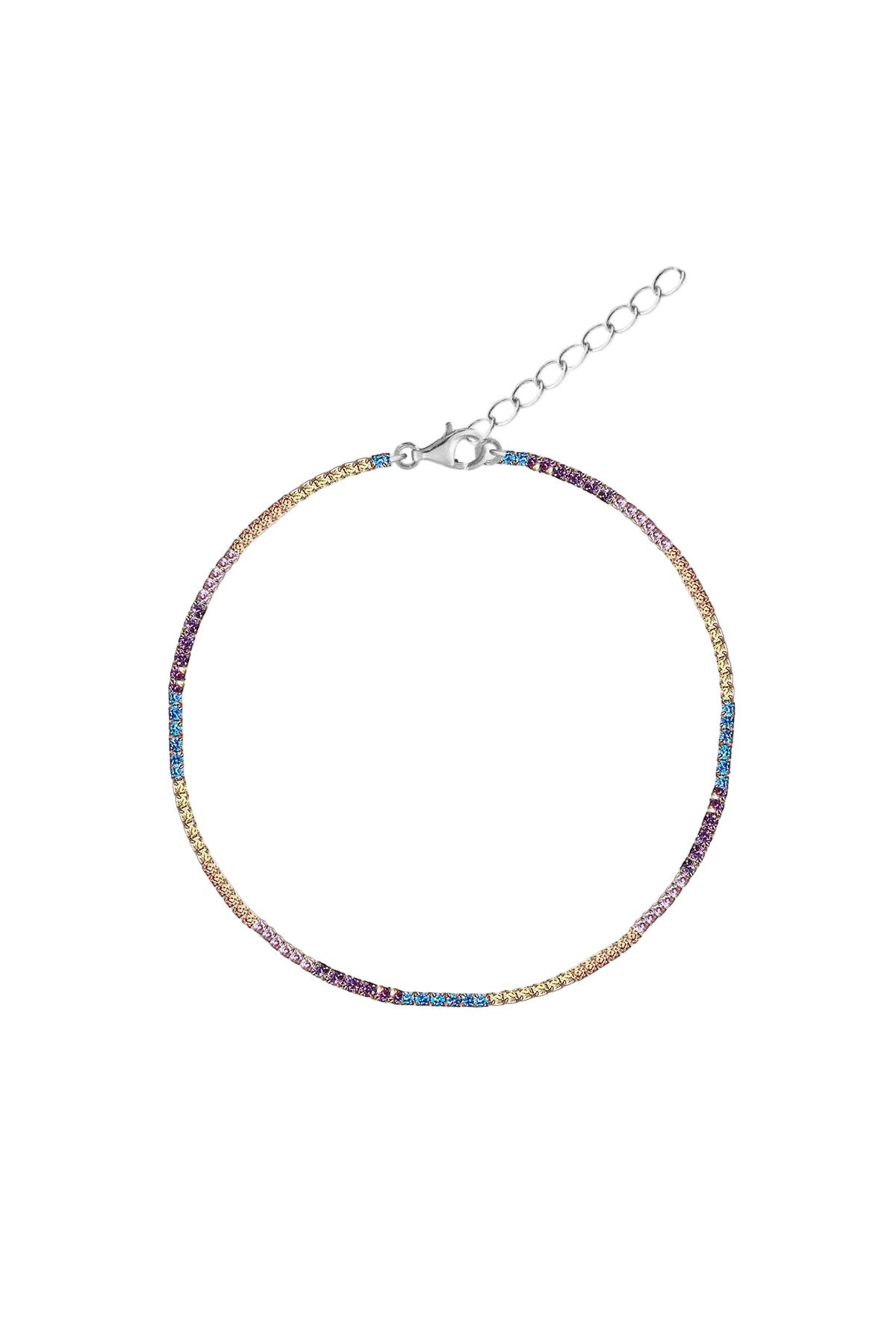 2MM | Rainbow Tennis Bracelet