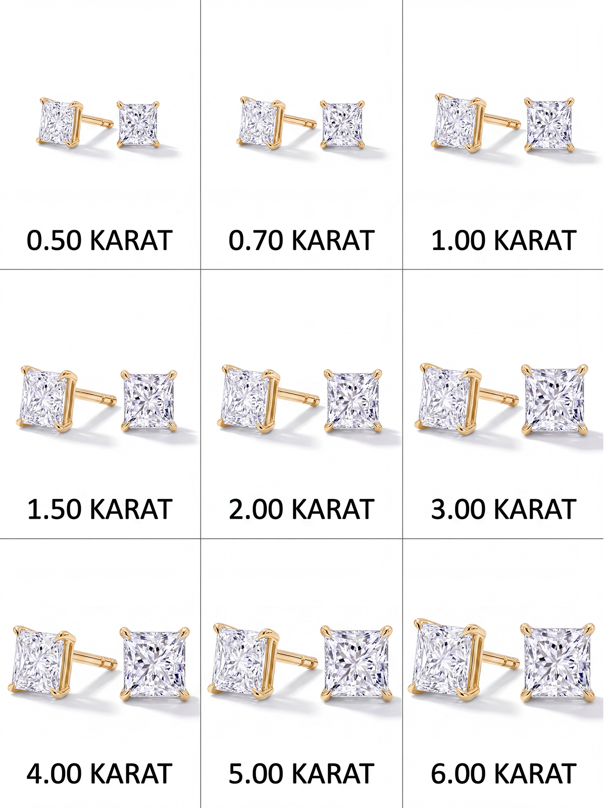 Prenses Kesim Tektaş Küpe