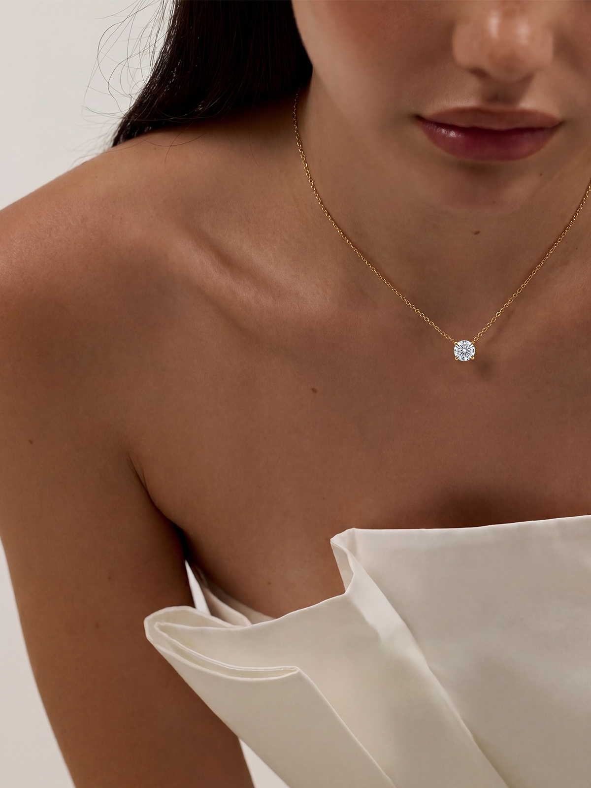 4 Tırnak Tektaş Kolye