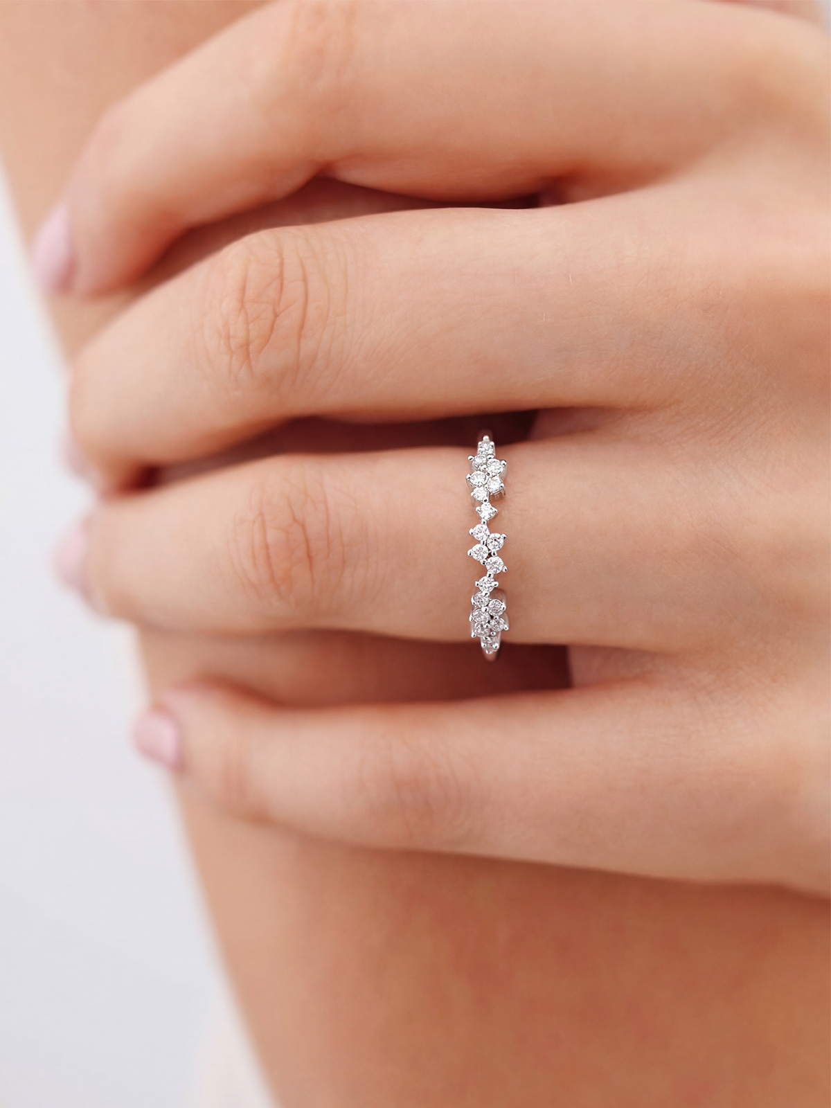 0.35CT Cluster Yüzük