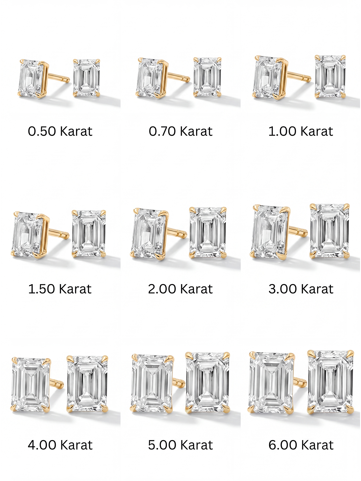 Emerald Kesim Tektaş Küpe