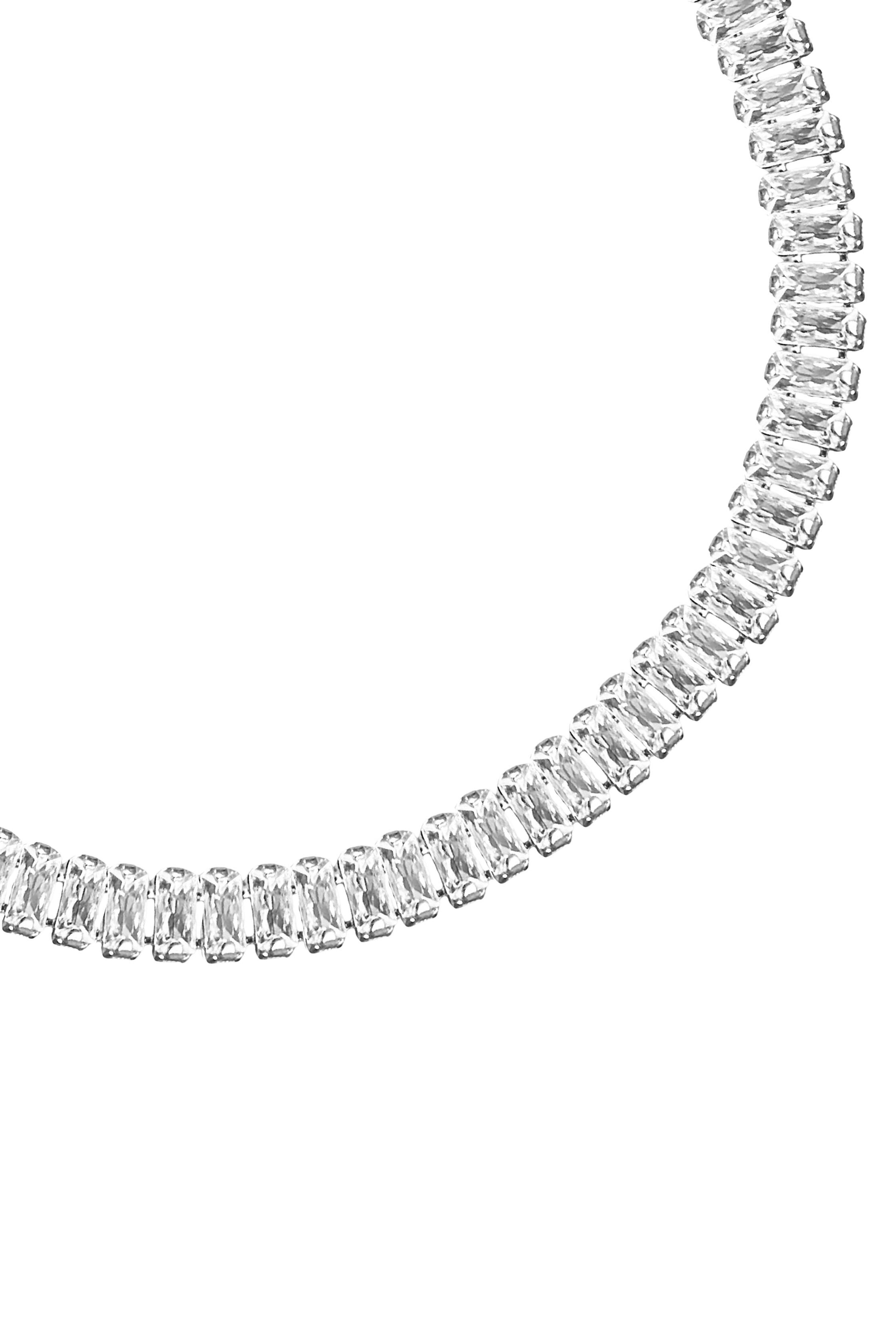 5MM | Choker Baguette Cut Su Yolu Kolye |   Luxury Jewelry by  Atelier Duygu.