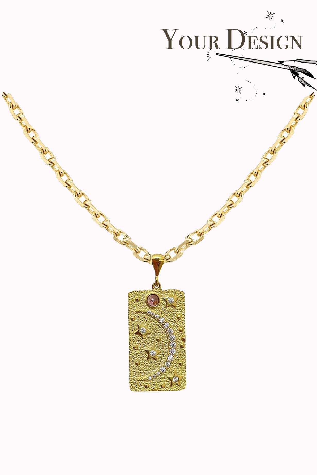 Plate Chain Kolye