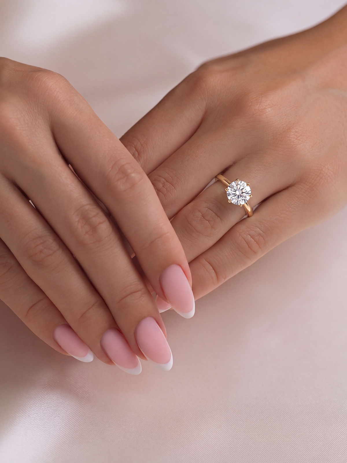 Luna 6 Tırnak Tektaş Yüzük