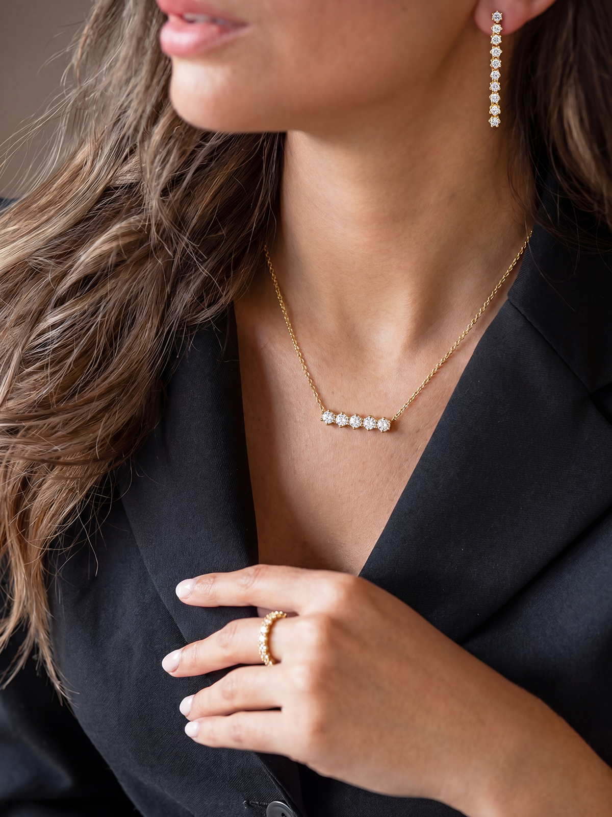 0.50CT Beştaş Kolye