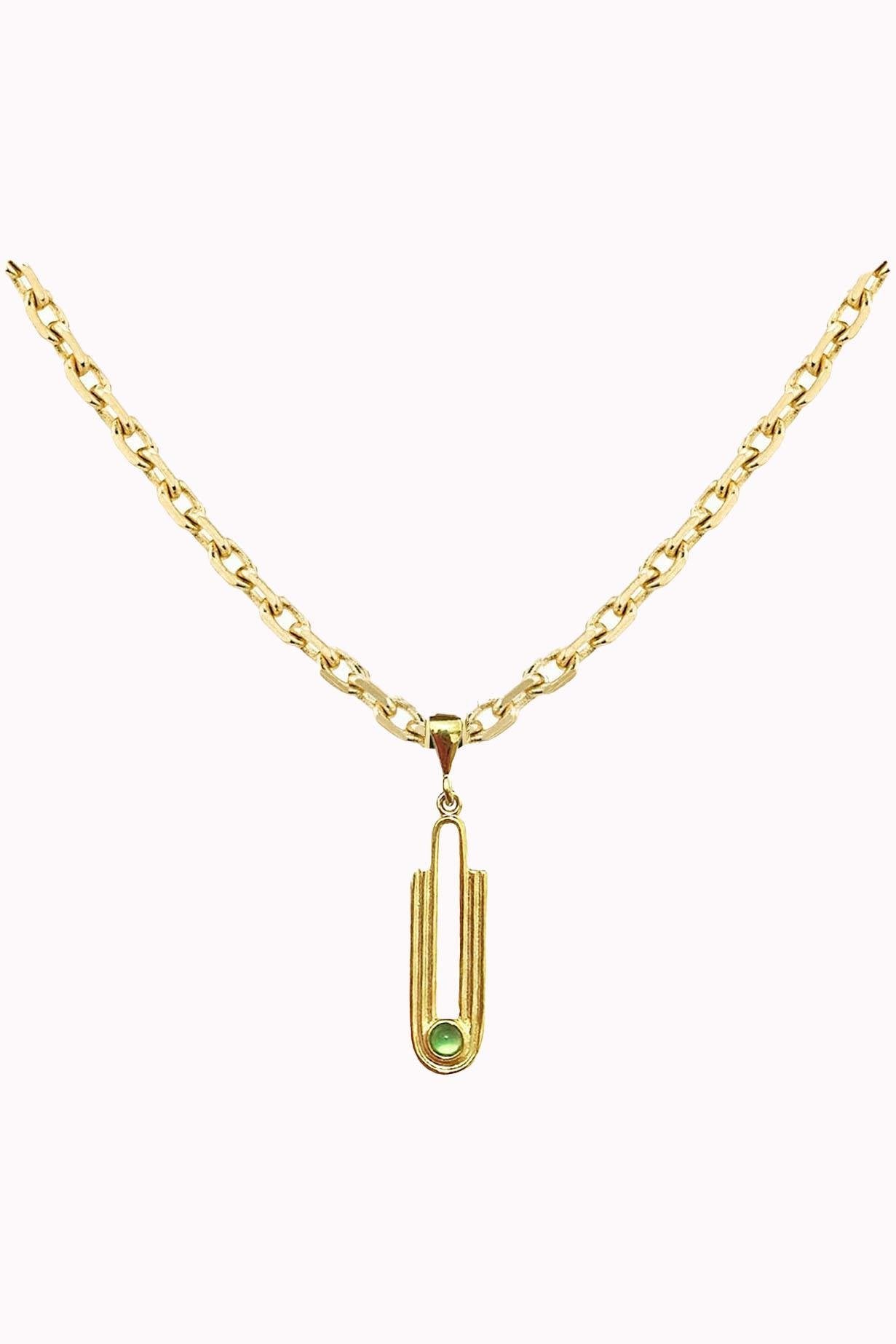 Olia Paperclip Chain Necklace