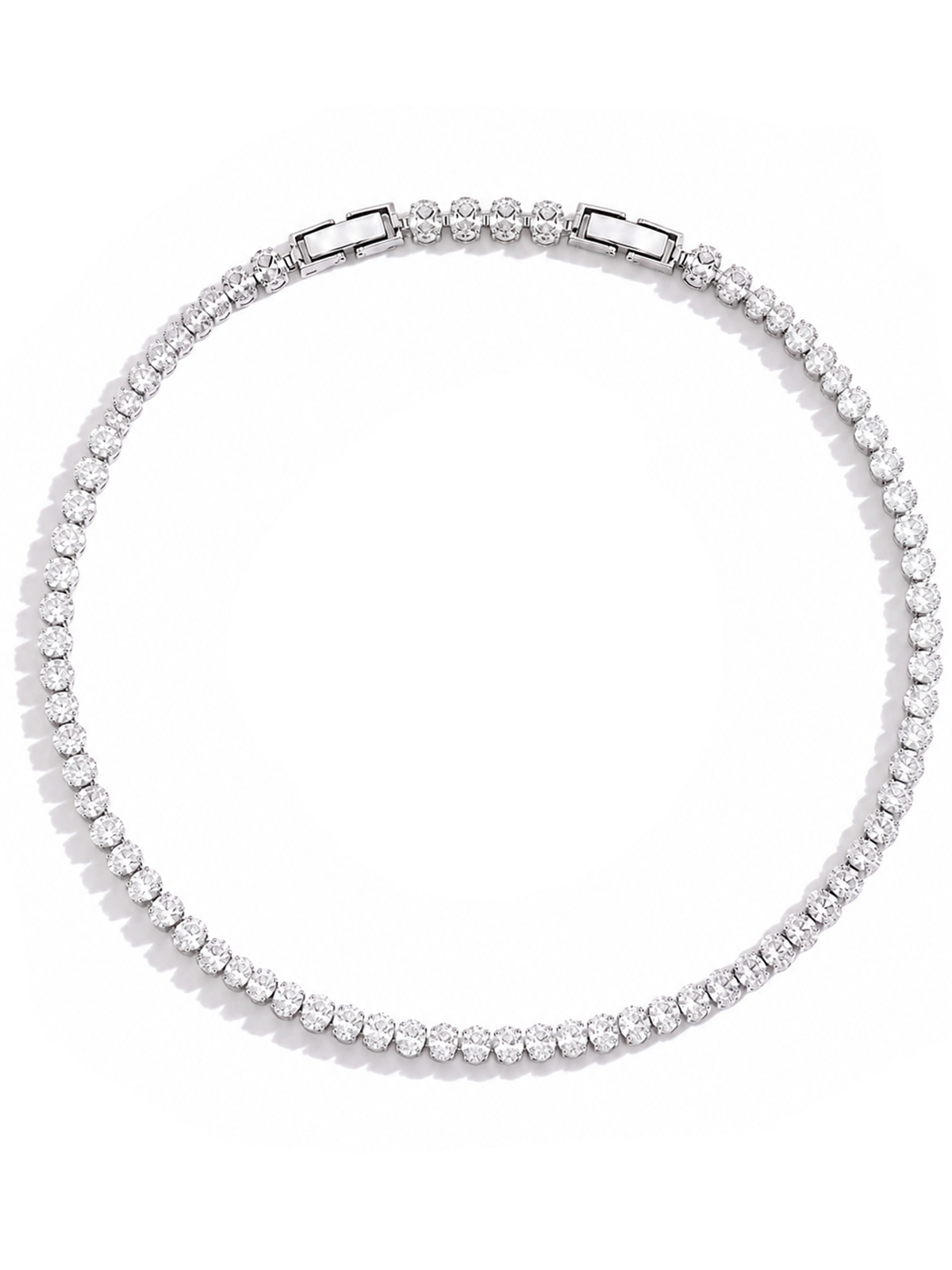 5MM | Sabit Form Oval Kesim Su Yolu Kolye