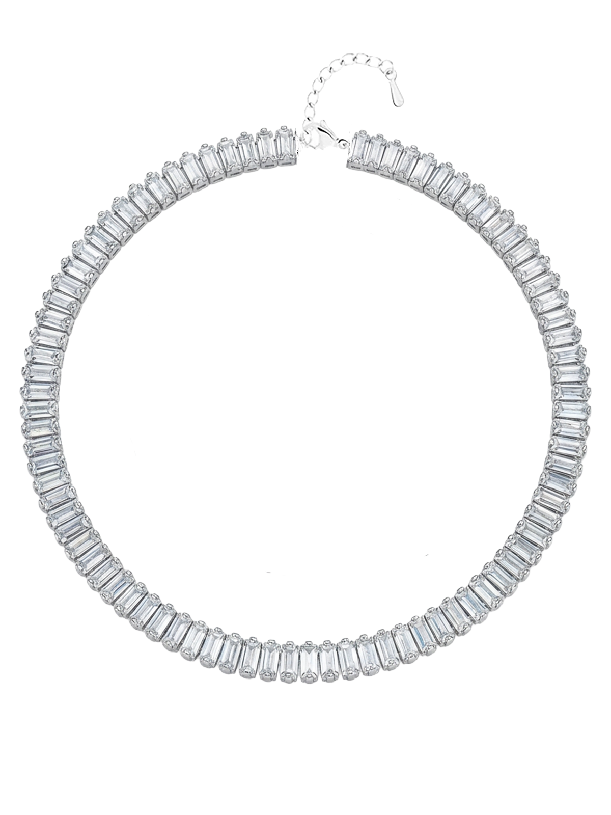 5MM | Choker Baguette Cut Su Yolu Kolye