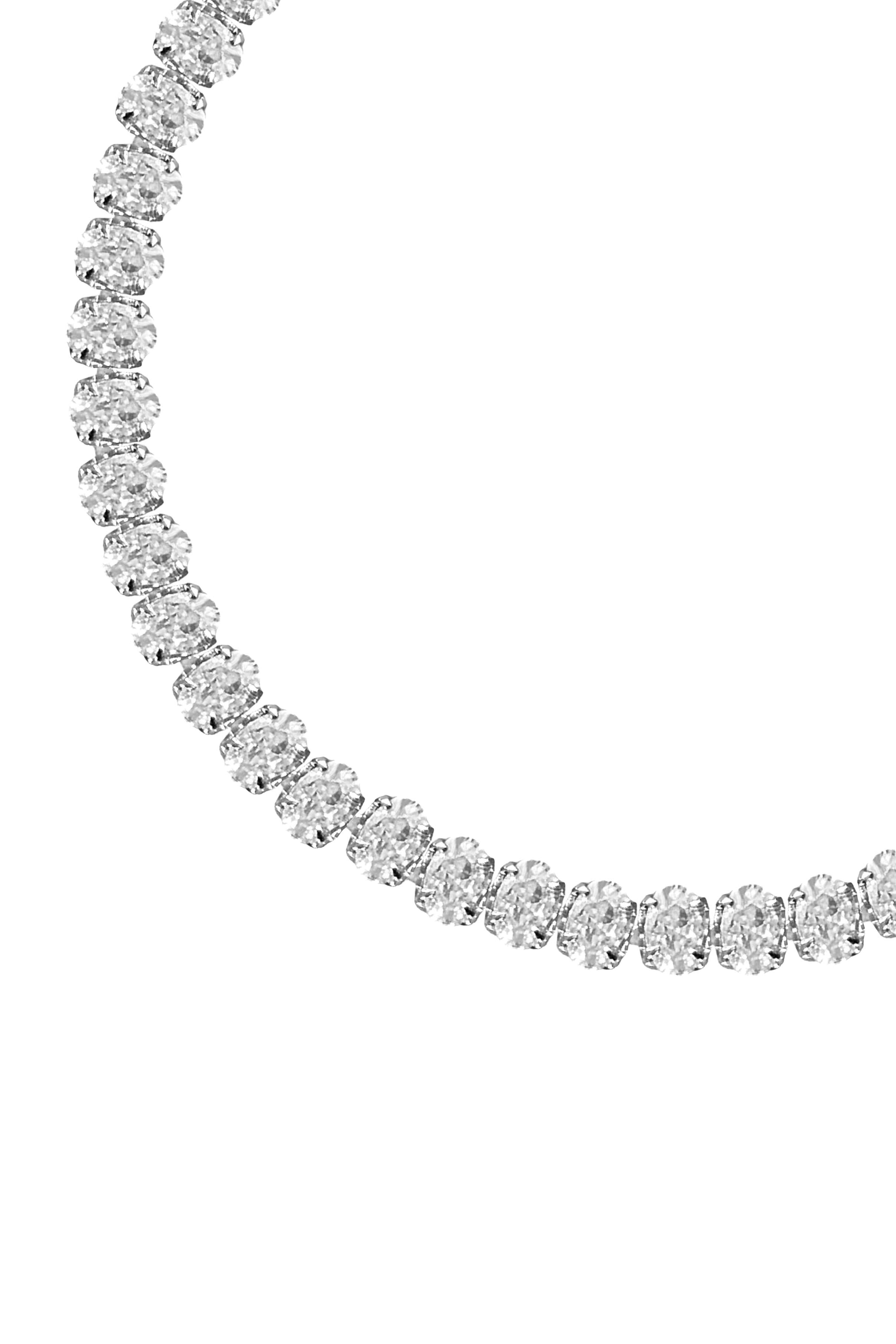 6MM | Choker Oval Cut Su Yolu Kolye |   Luxury Jewelry by  Atelier Duygu.