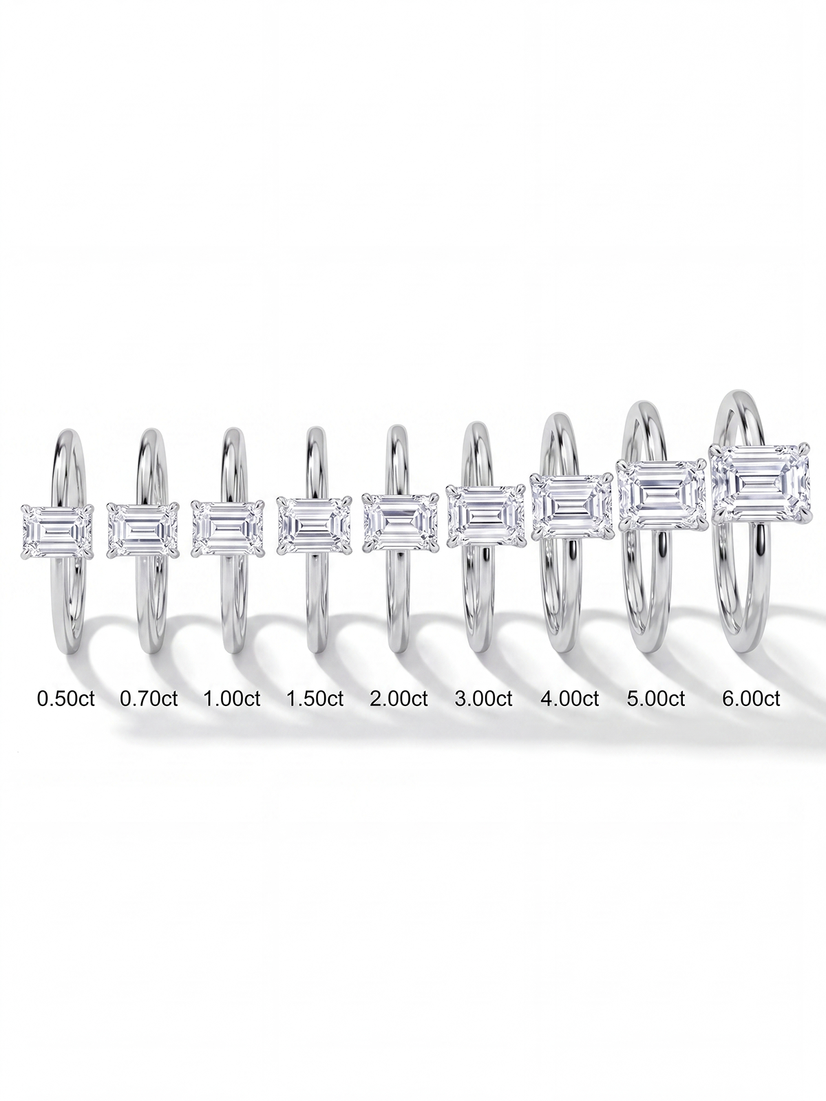 Emerald Kesim Tektaş Yüzük