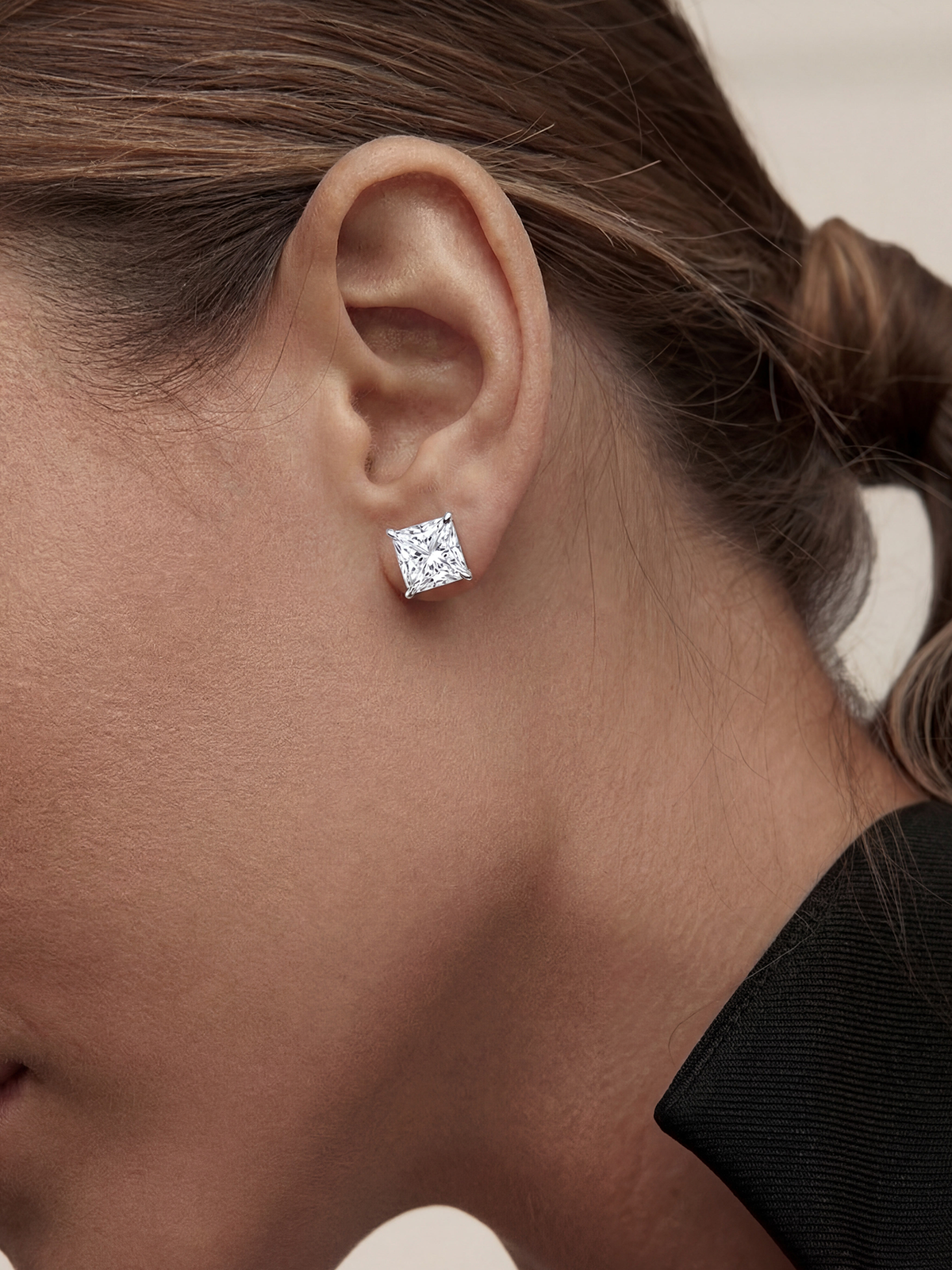 Prenses Kesim Tektaş Küpe