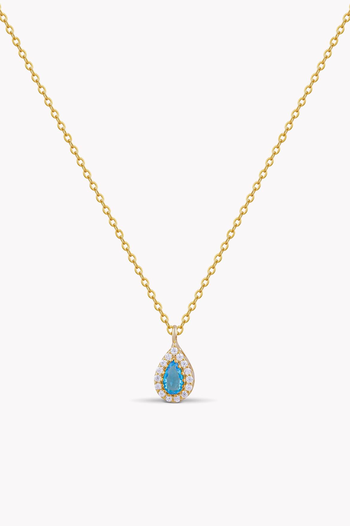 Blue Anastasia Kolye Atelier Duygu.