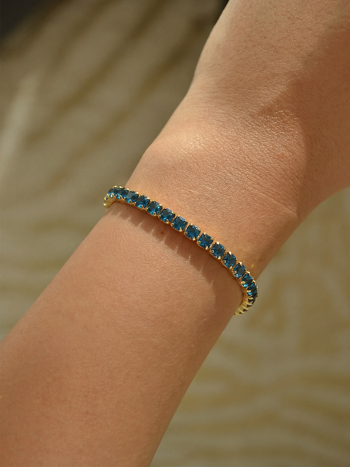 3MM | Princess Cut Tennis Bracelet