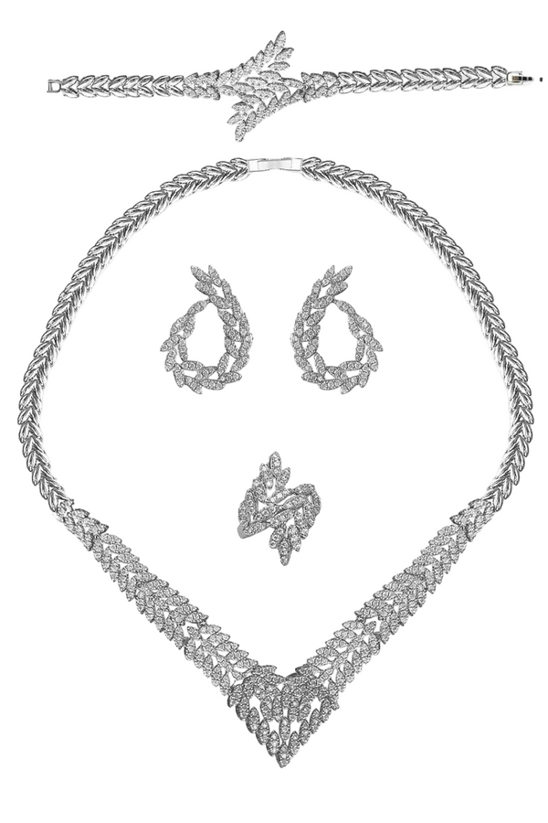 Solstice Kolye - Küpe - Bileklik - Yüzük Set  Atelier Duygu.